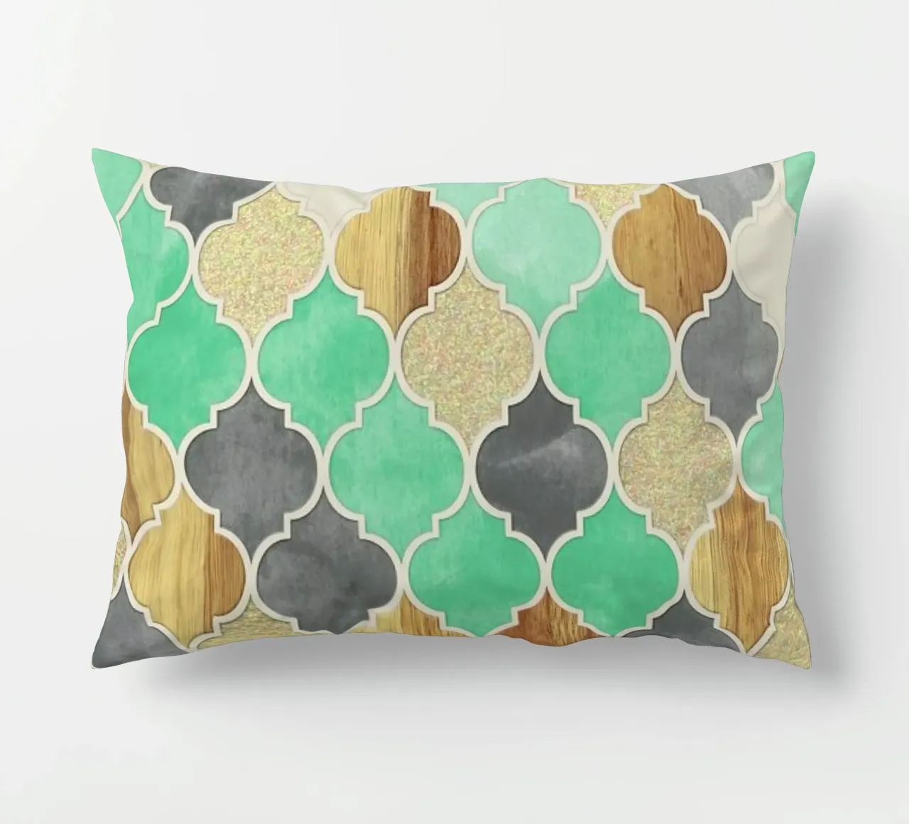 Textured Moroccan Pattern cuscino da Micklyn Le Feuvre