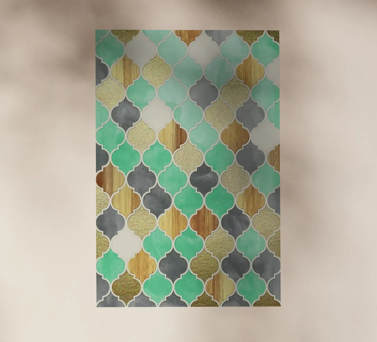 Textured Moroccan Pattern pellicola backlit da Micklyn Le Feuvre