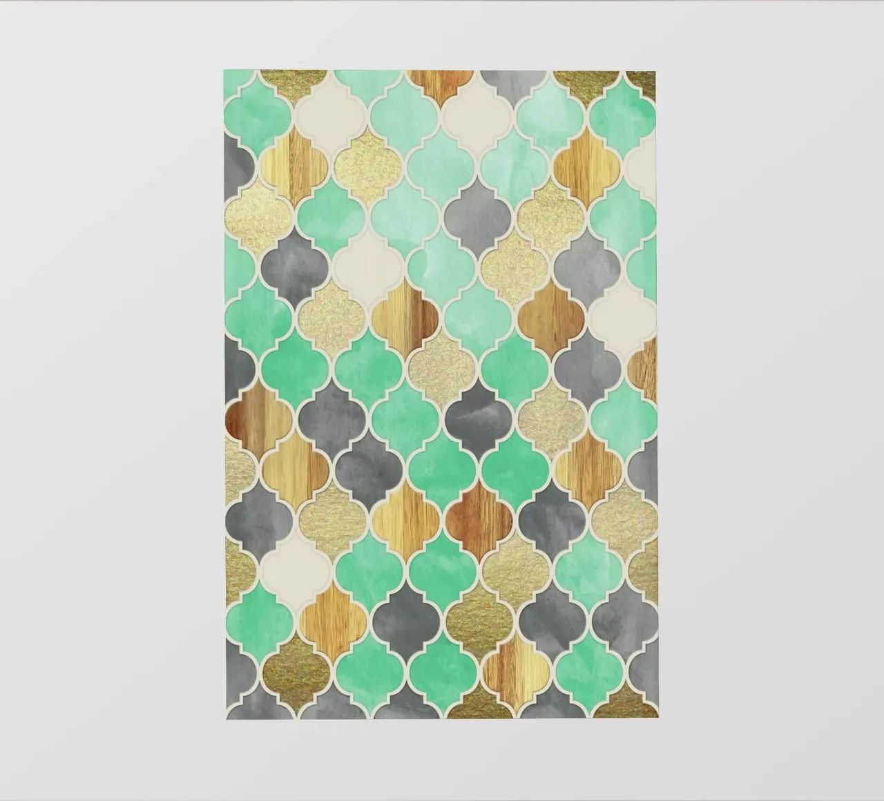 Textured Moroccan Pattern lámina retroiluminada de Micklyn Le Feuvre