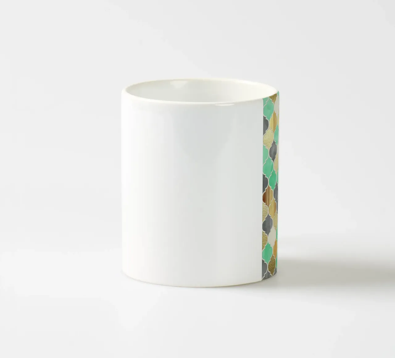 Textured Moroccan Pattern Keramik Tasse von Micklyn Le Feuvre