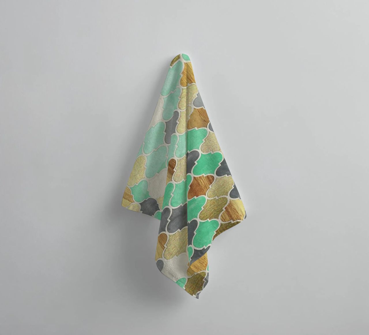 Textured Moroccan Pattern asciugamano da bagno da Micklyn Le Feuvre