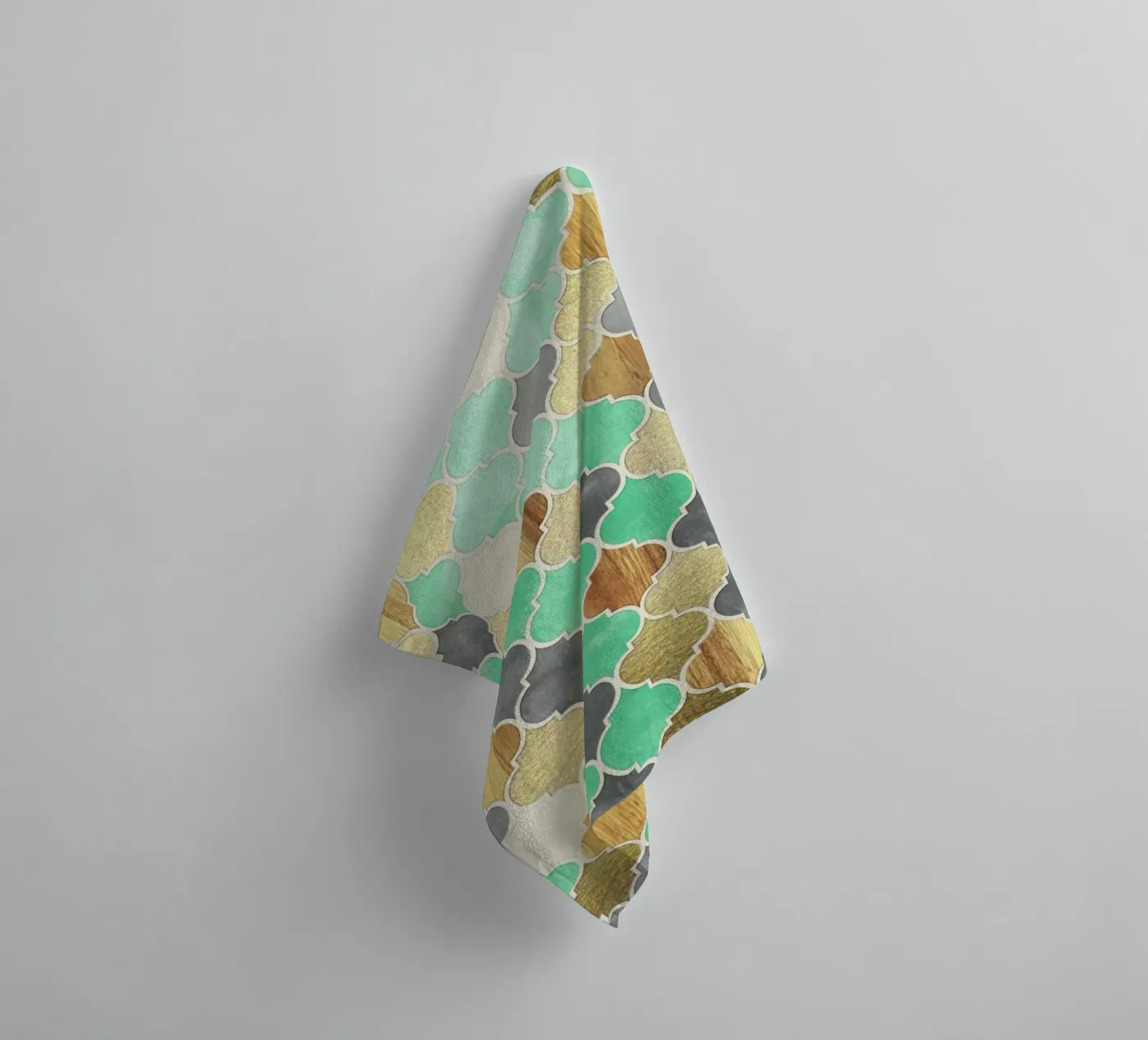 Textured Moroccan Pattern towel by Micklyn Le Feuvre