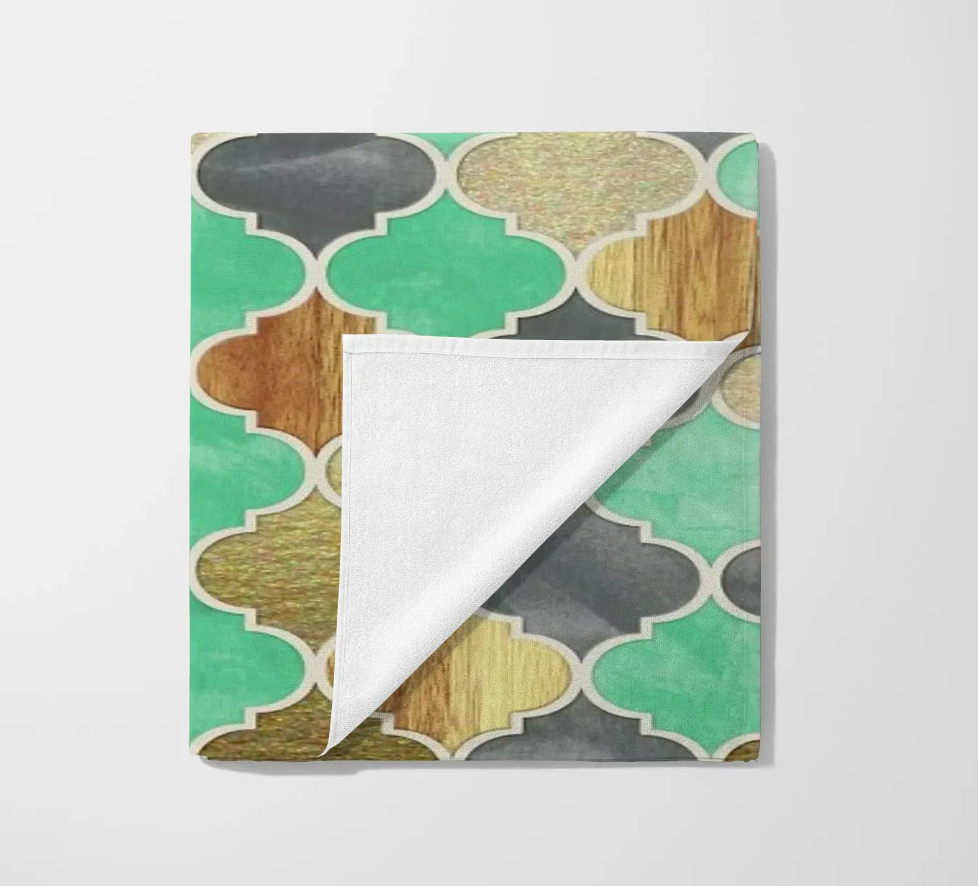 Textured Moroccan Pattern strandhanddoek van Micklyn Le Feuvre