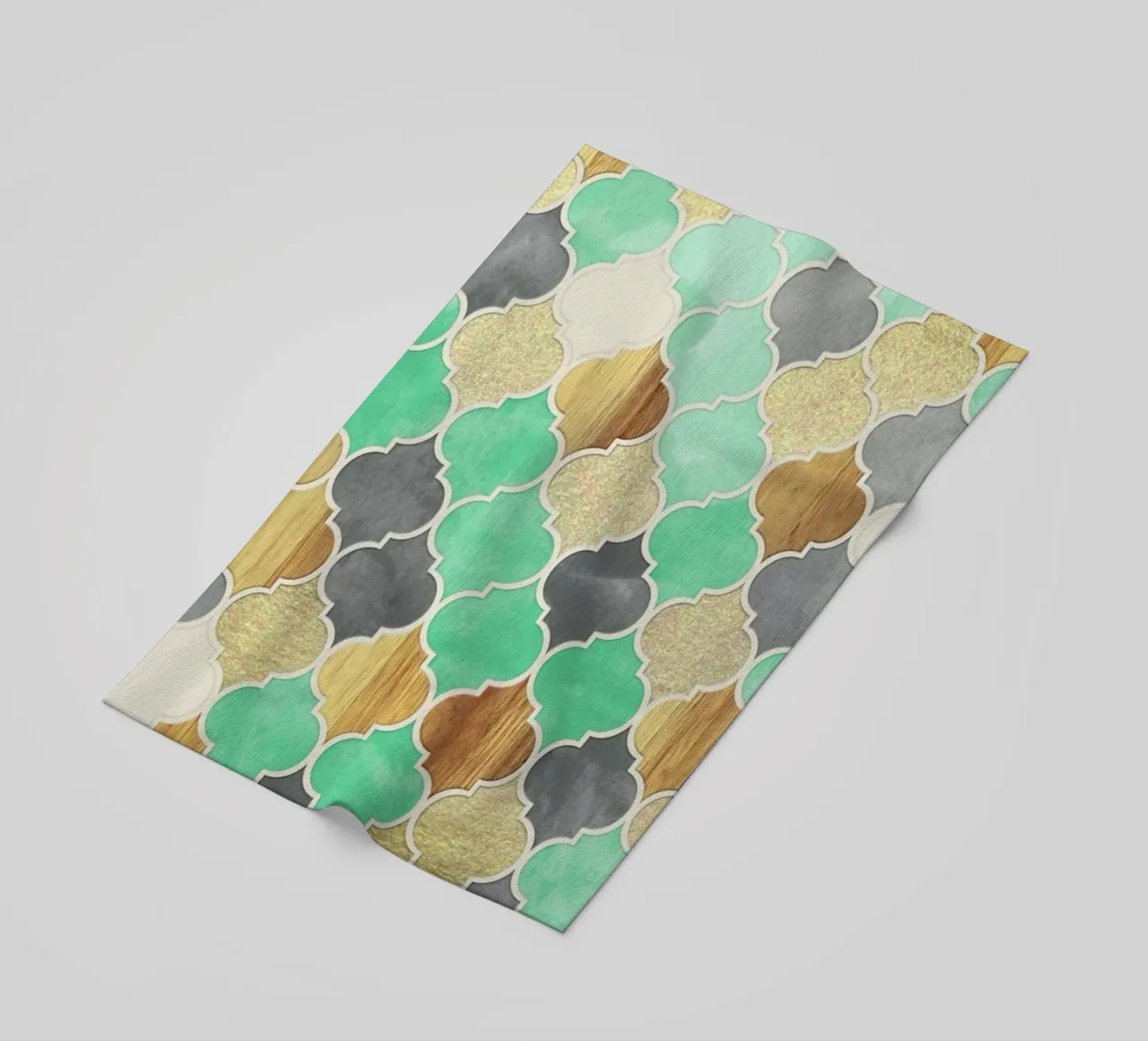 Textured Moroccan Pattern telo mare da Micklyn Le Feuvre
