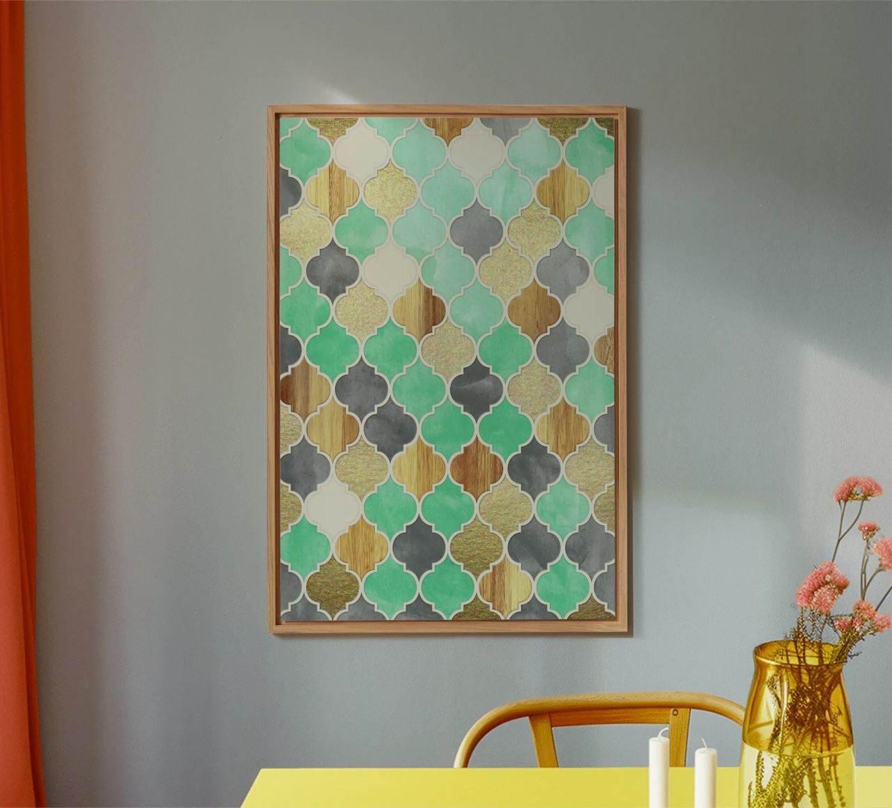 Textured Moroccan Pattern alluminio dibond da Micklyn Le Feuvre