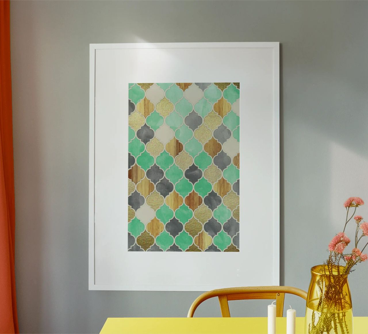 Textured Moroccan Pattern carta hahnemühle da Micklyn Le Feuvre