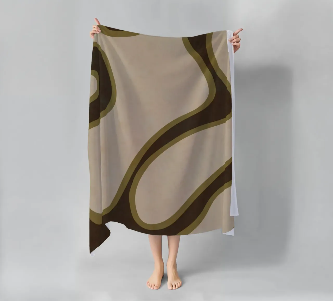 AAA2 strandhanddoek van shellybremmer -swirls
