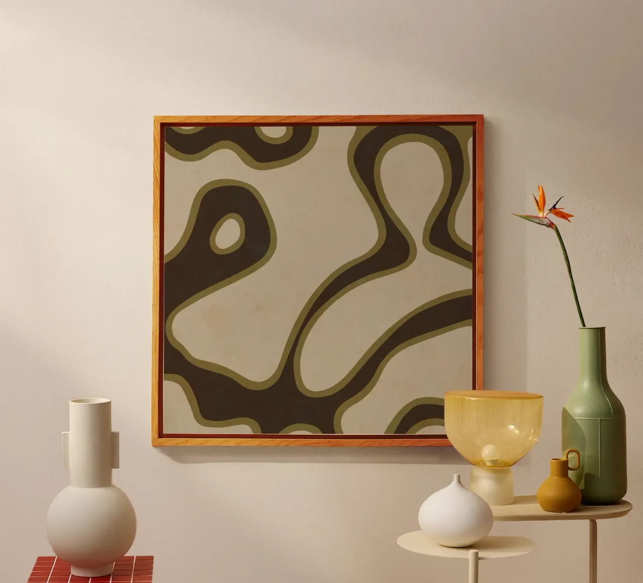 AAA2 acryl van shellybremmer -swirls