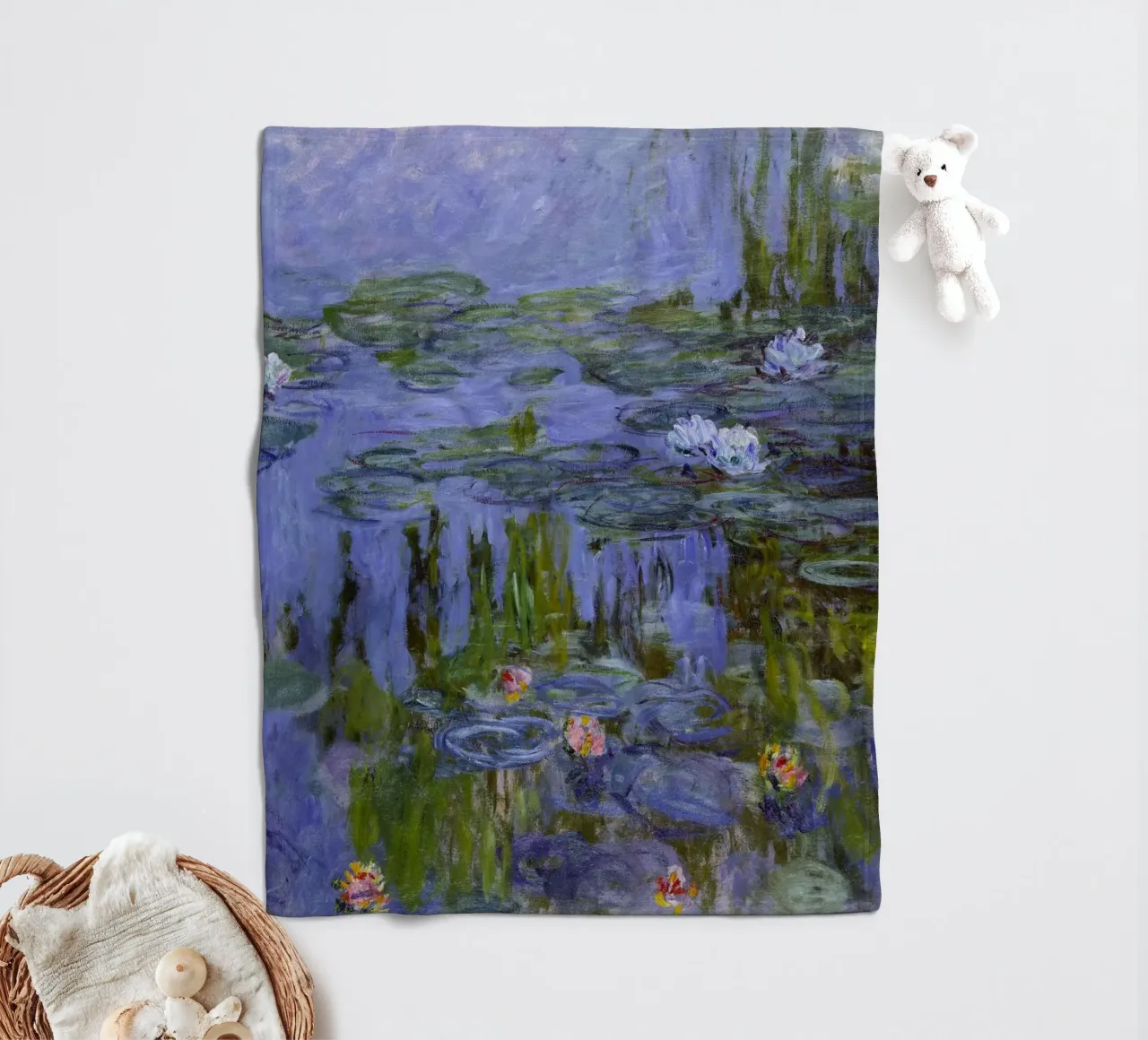 Monet - Nymphéas coperta in pile da ARTOTHEK