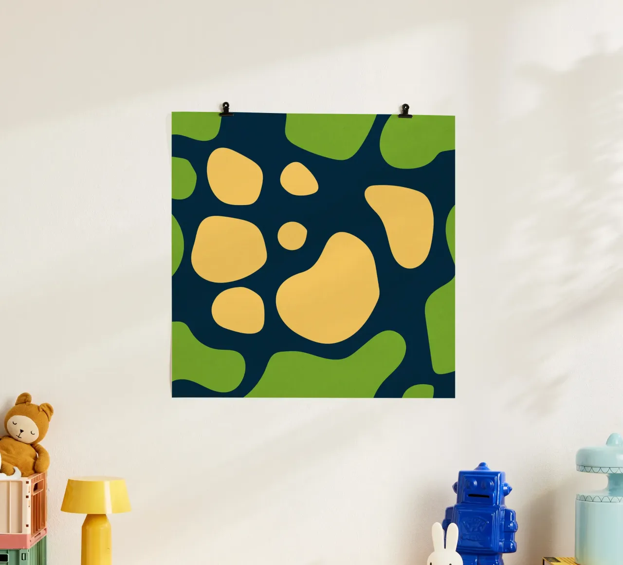 V85 poster van shellybremmer -swirls