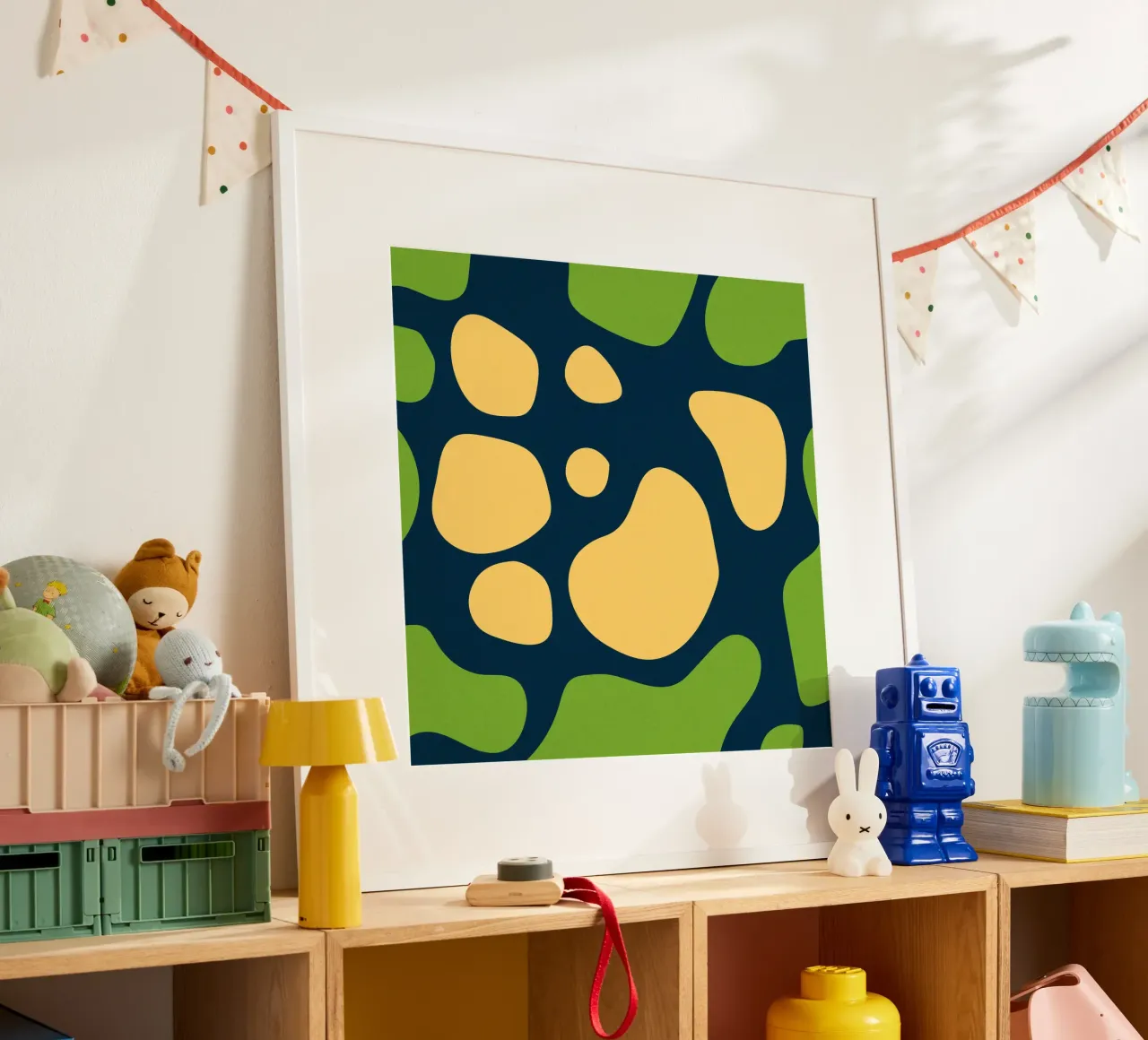 V85 poster van shellybremmer -swirls