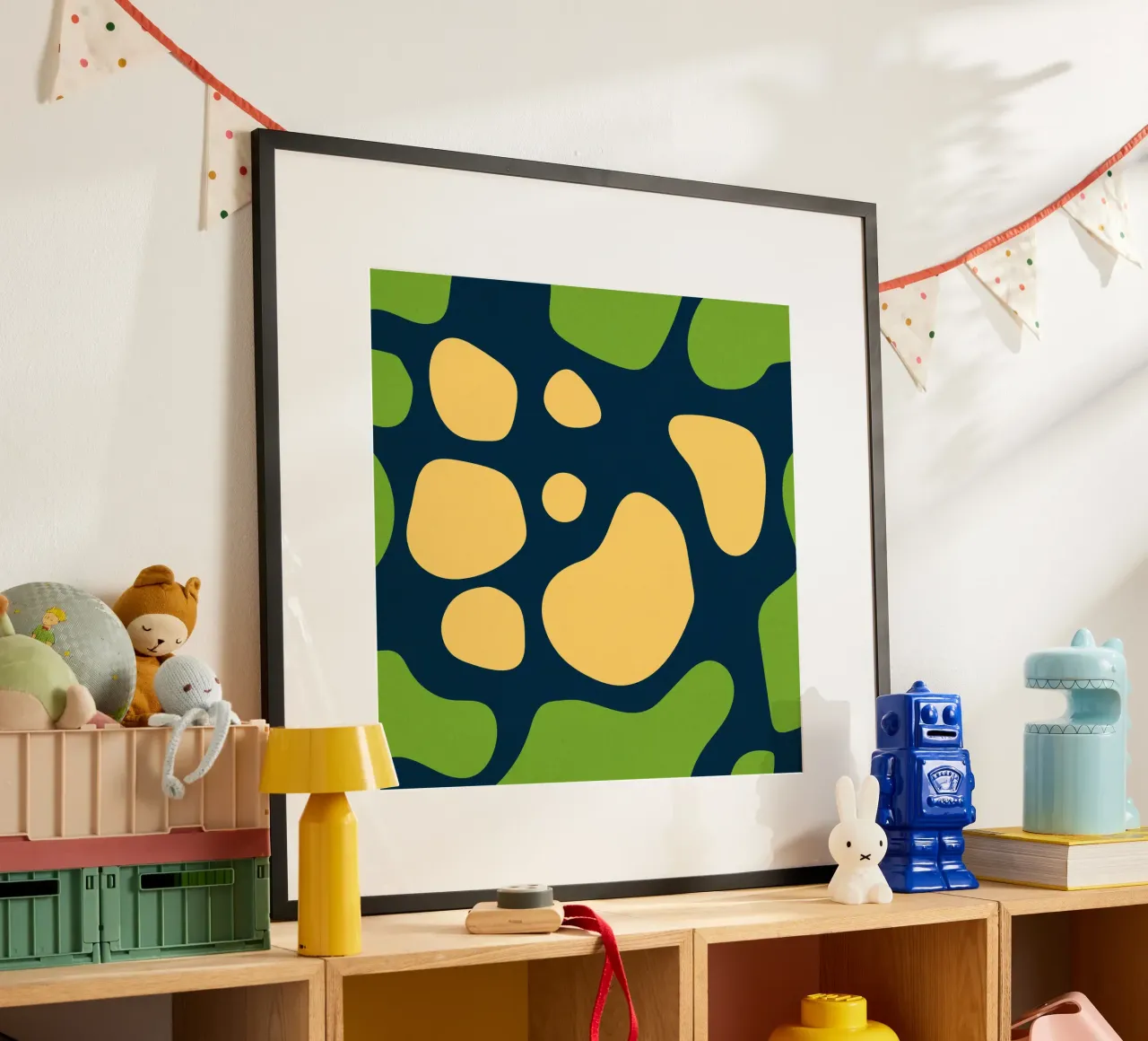 V85 poster van shellybremmer -swirls