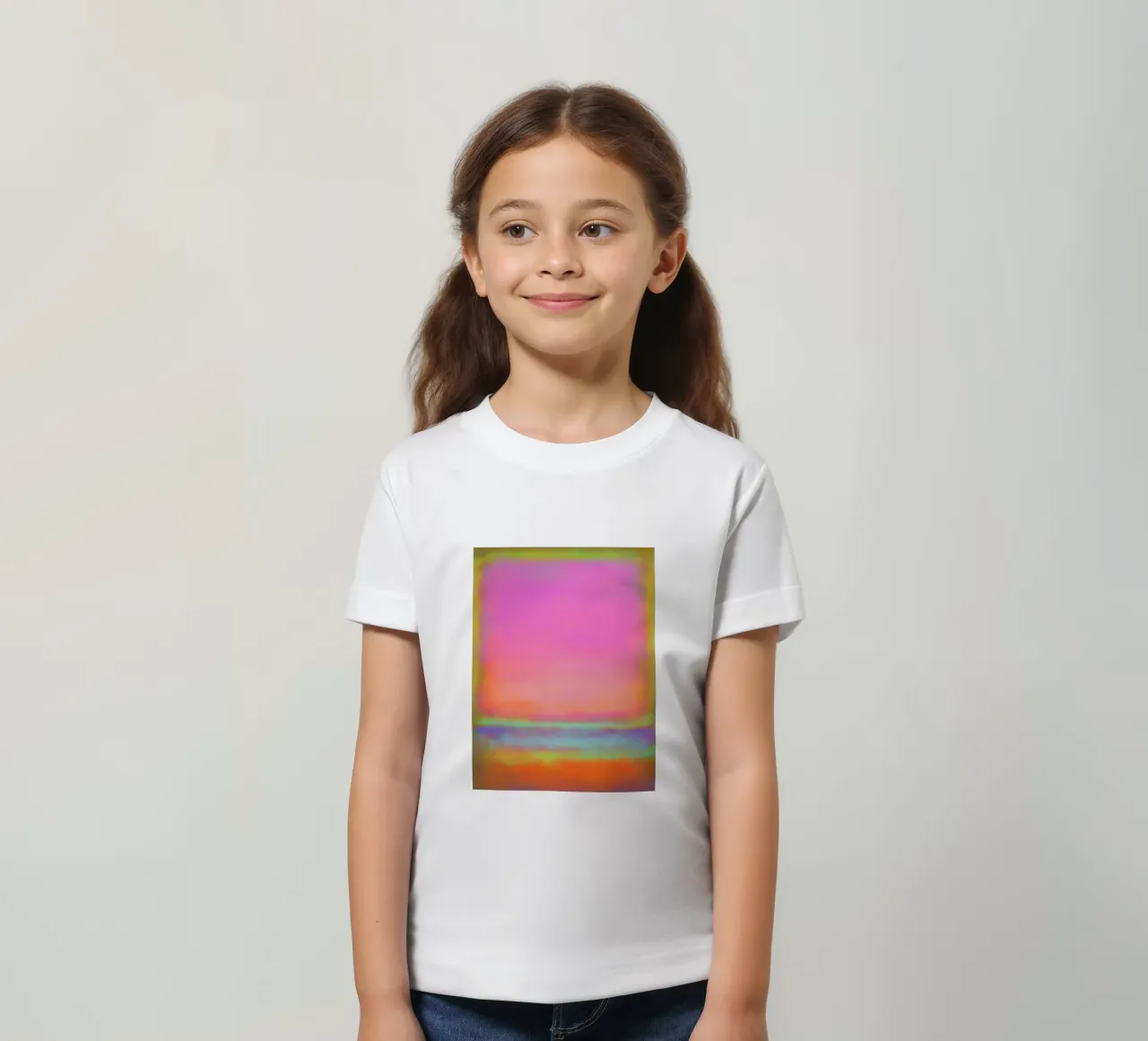 Blocco colore Echo t-shirt bambini da Carinaprint