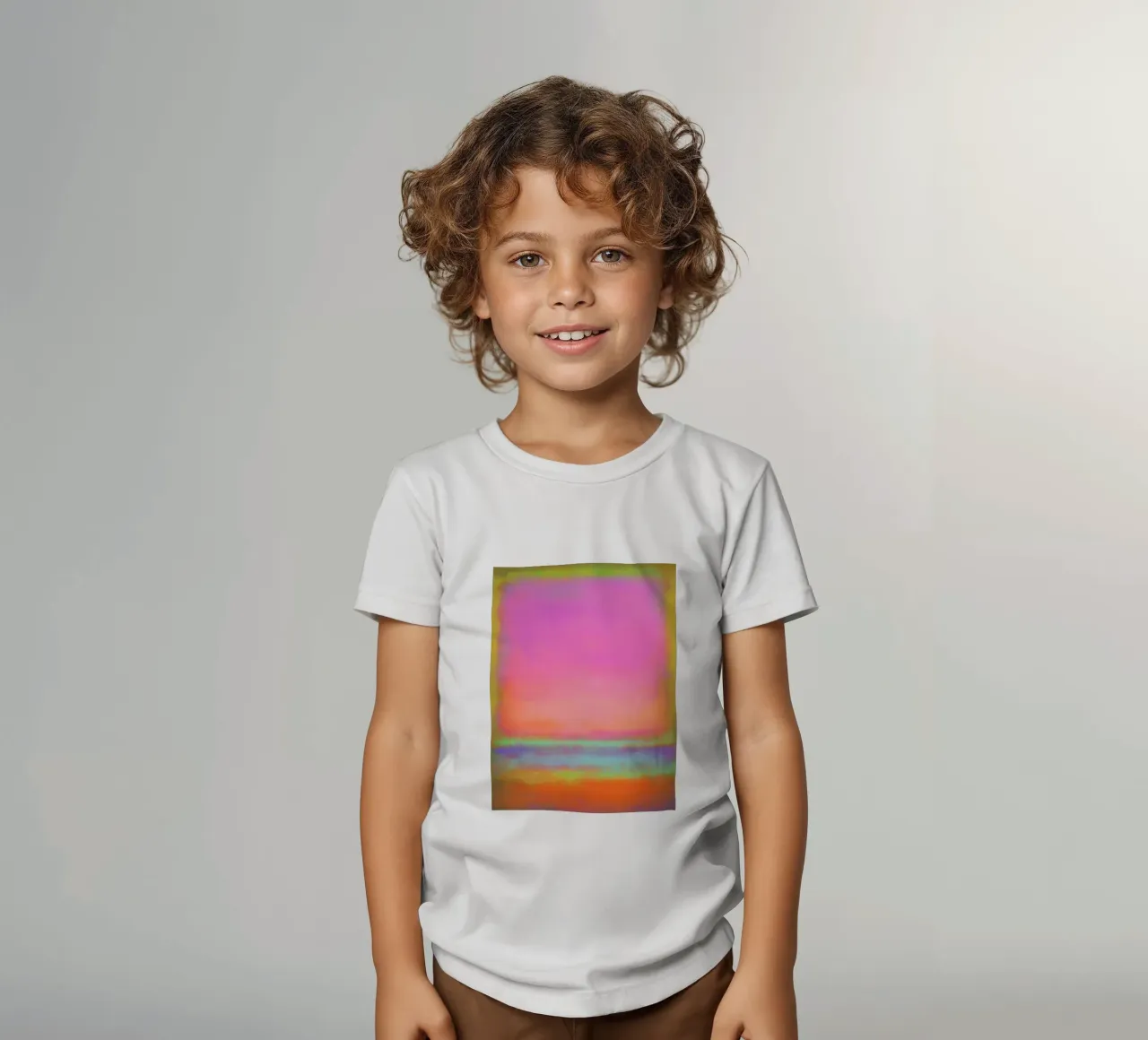 Blocco colore Echo t-shirt bambini da Carinaprint