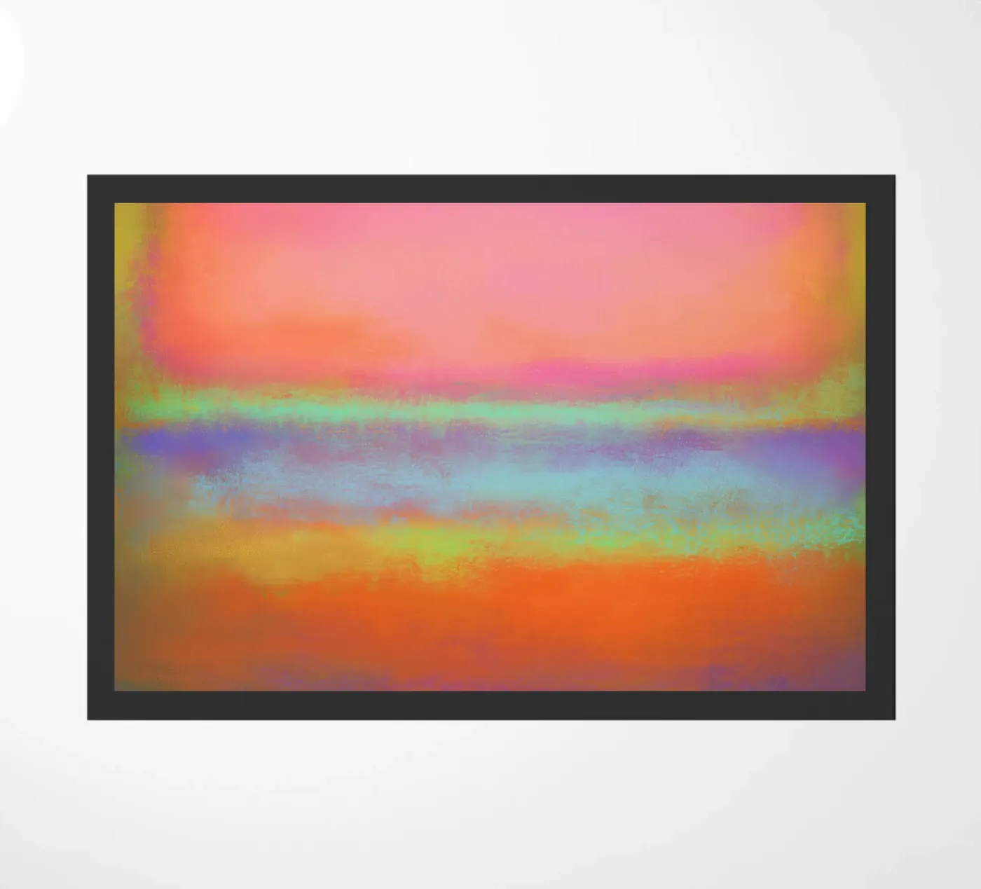 Colour block echo Fußmatte von Carinaprint