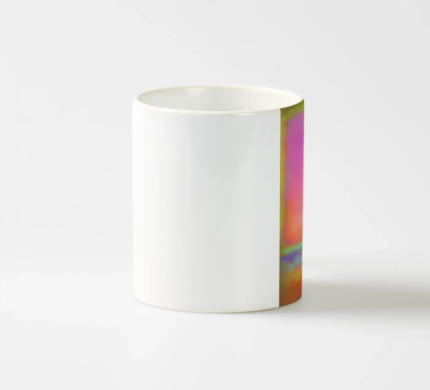 Colour block echo ceramic mug by Carinaprint