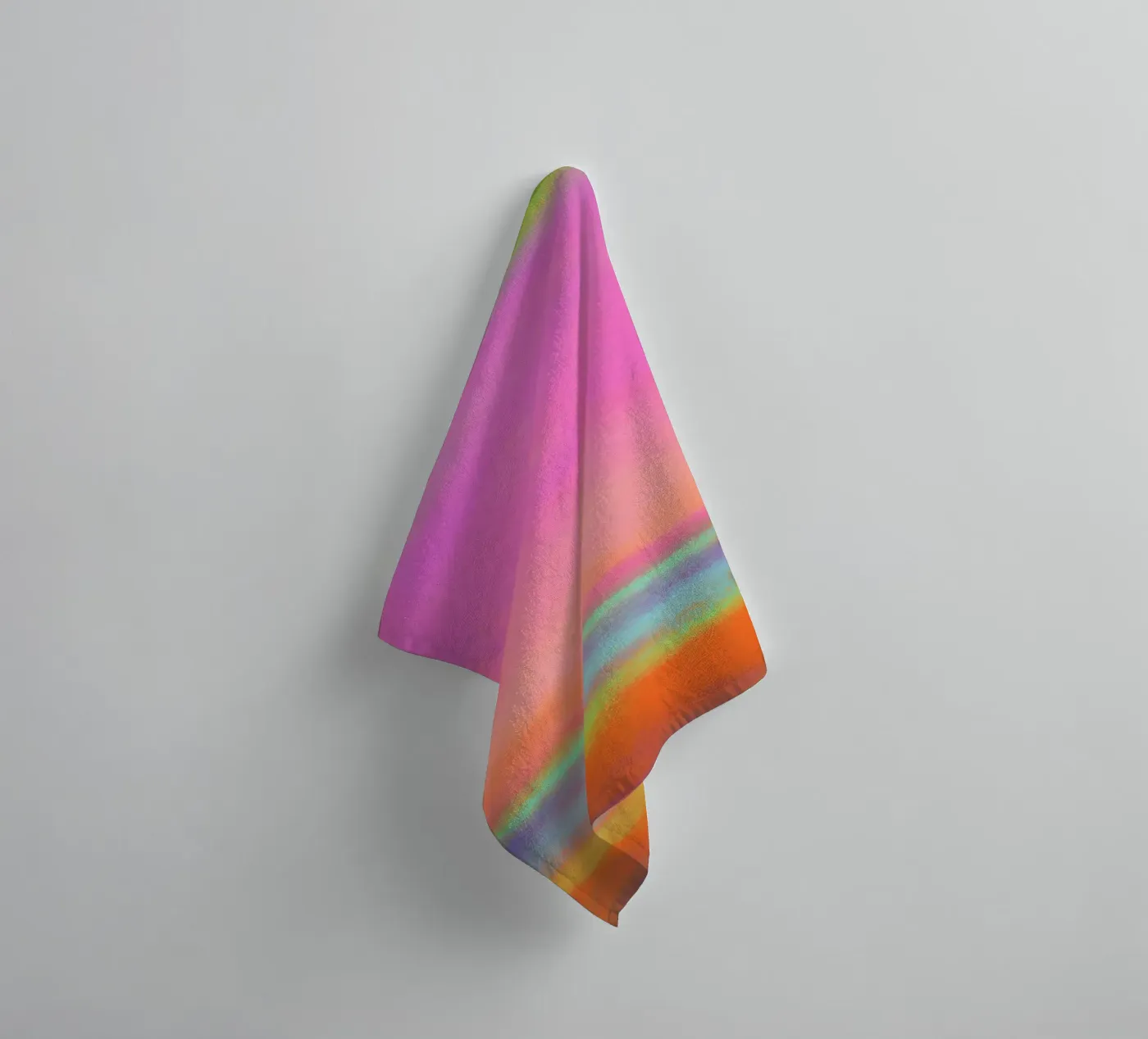 Colour block echo Handtuch von Carinaprint