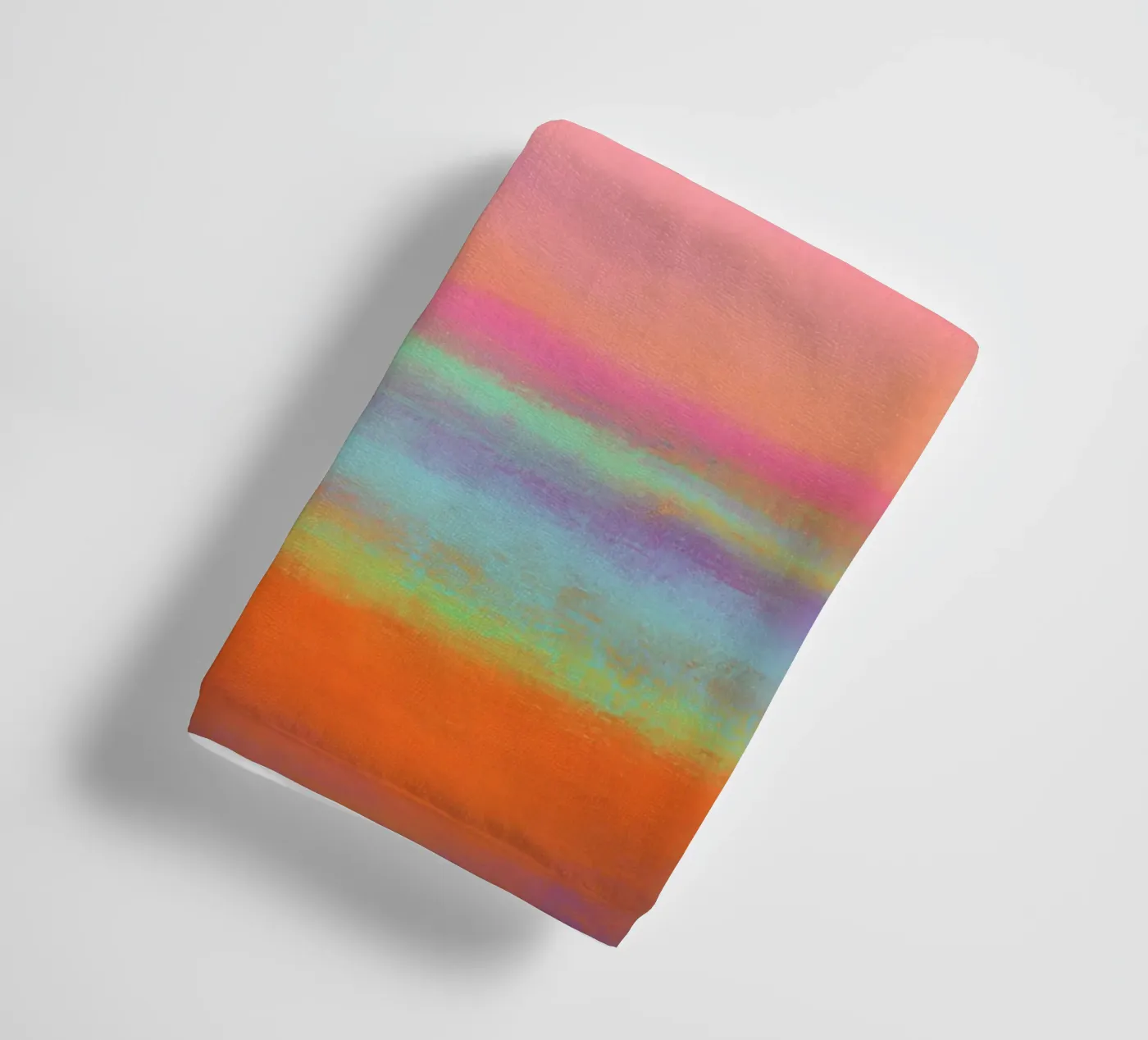Colour block echo Handtuch von Carinaprint