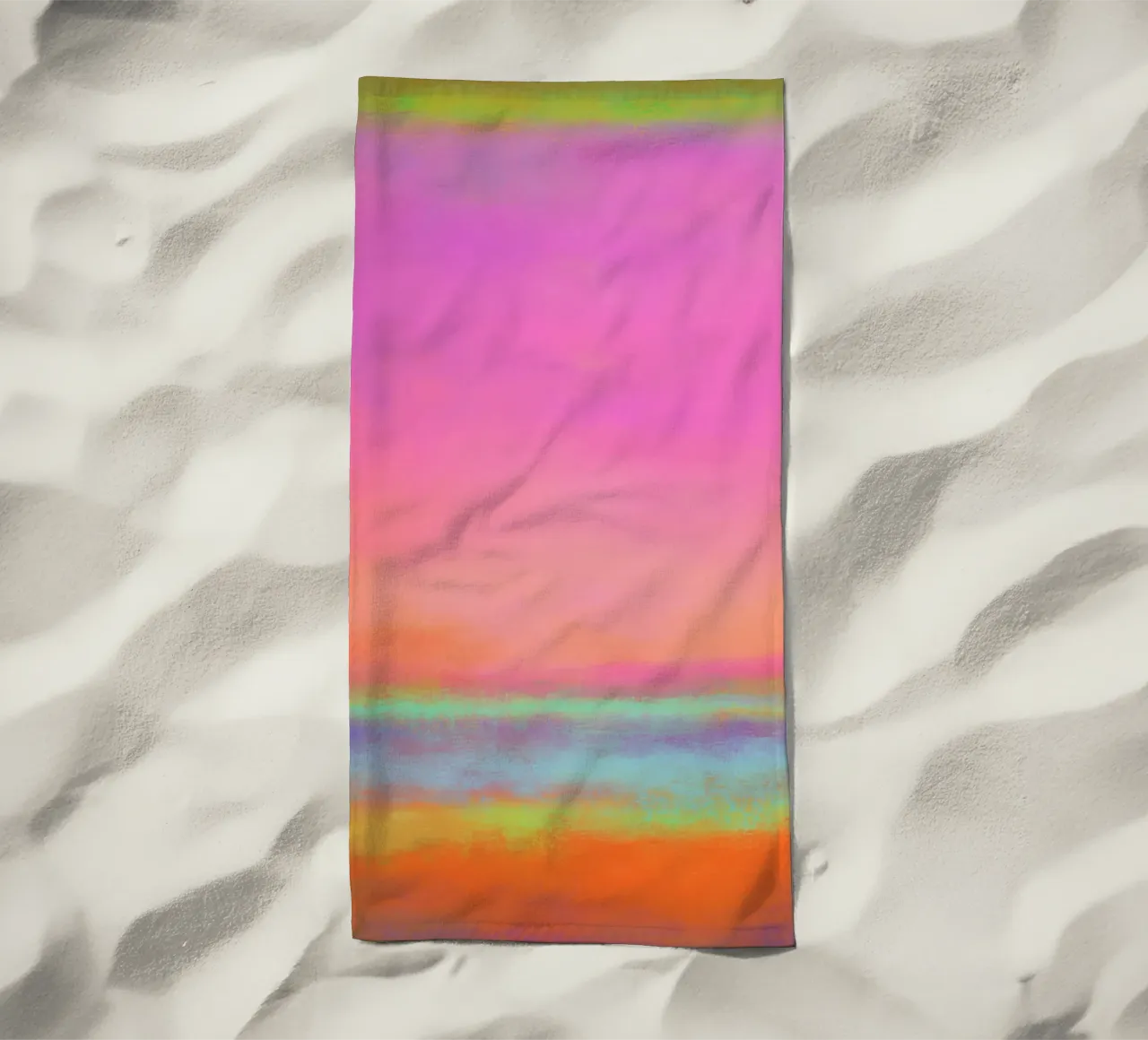 Blocco colore Echo telo mare da Carinaprint