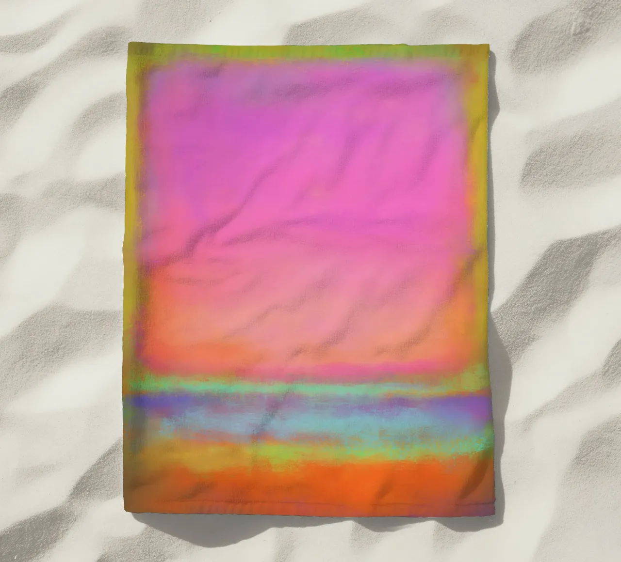 Blocco colore Echo telo mare da Carinaprint