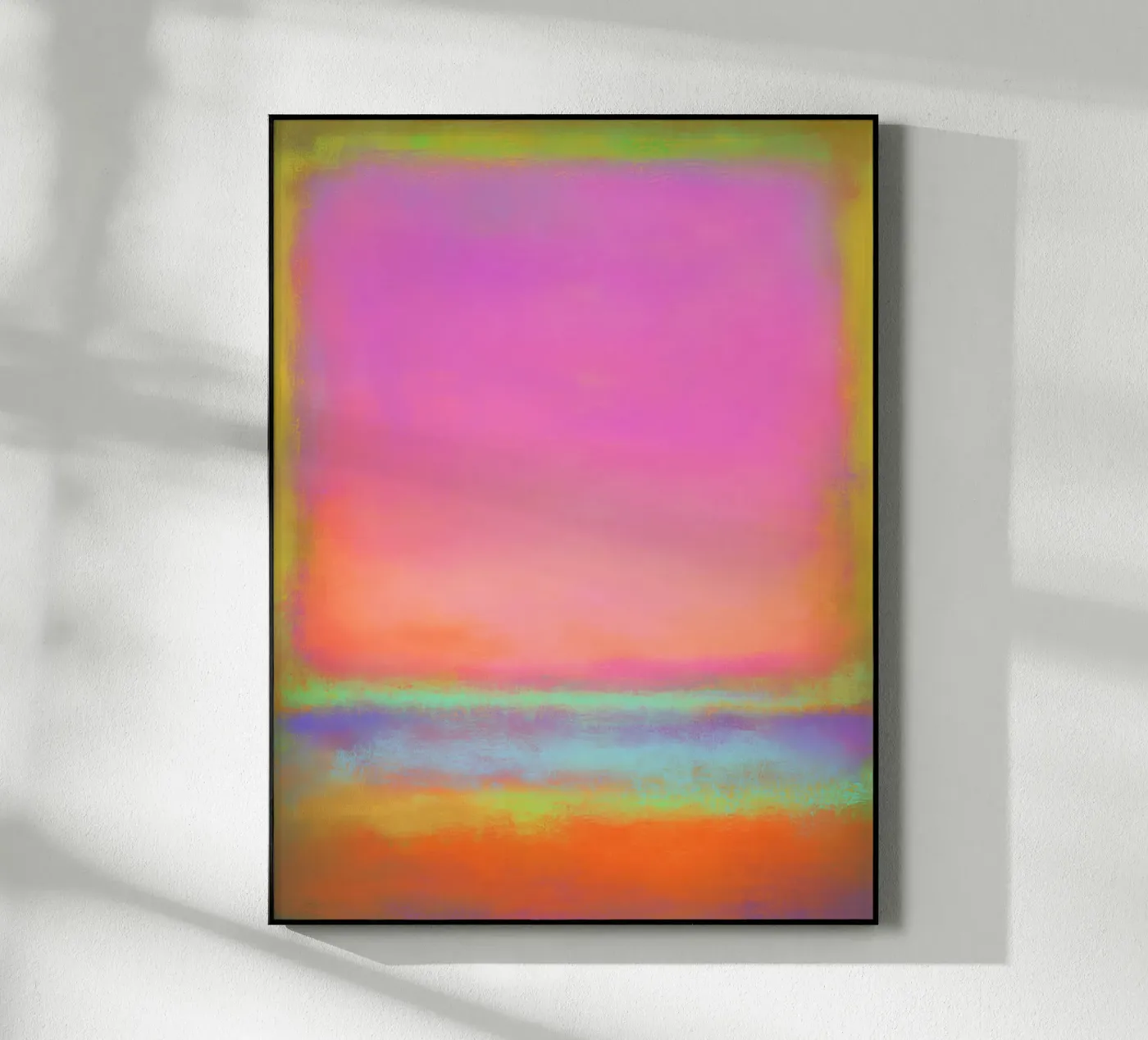 Colour block echo acrylic glass by Carinaprint