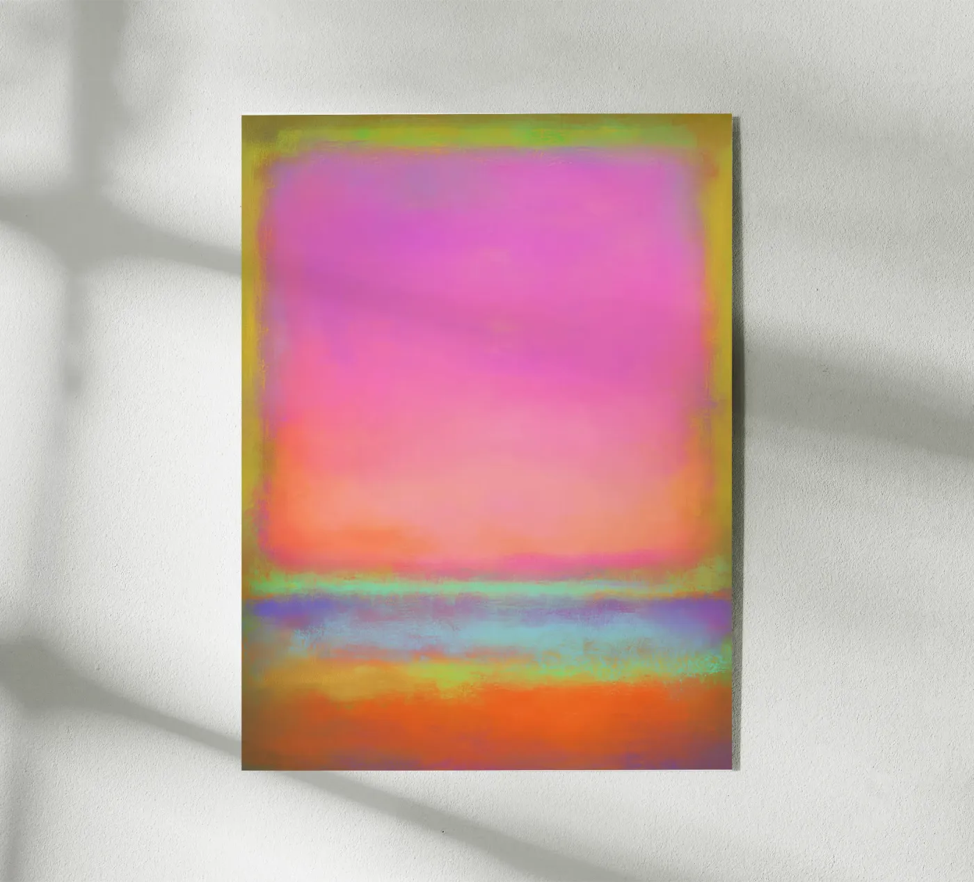 Colour block echo acrylic glass by Carinaprint