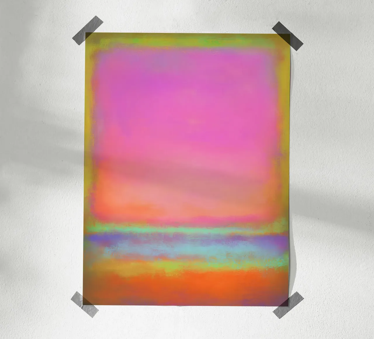 Blocco colore Echo poster da Carinaprint