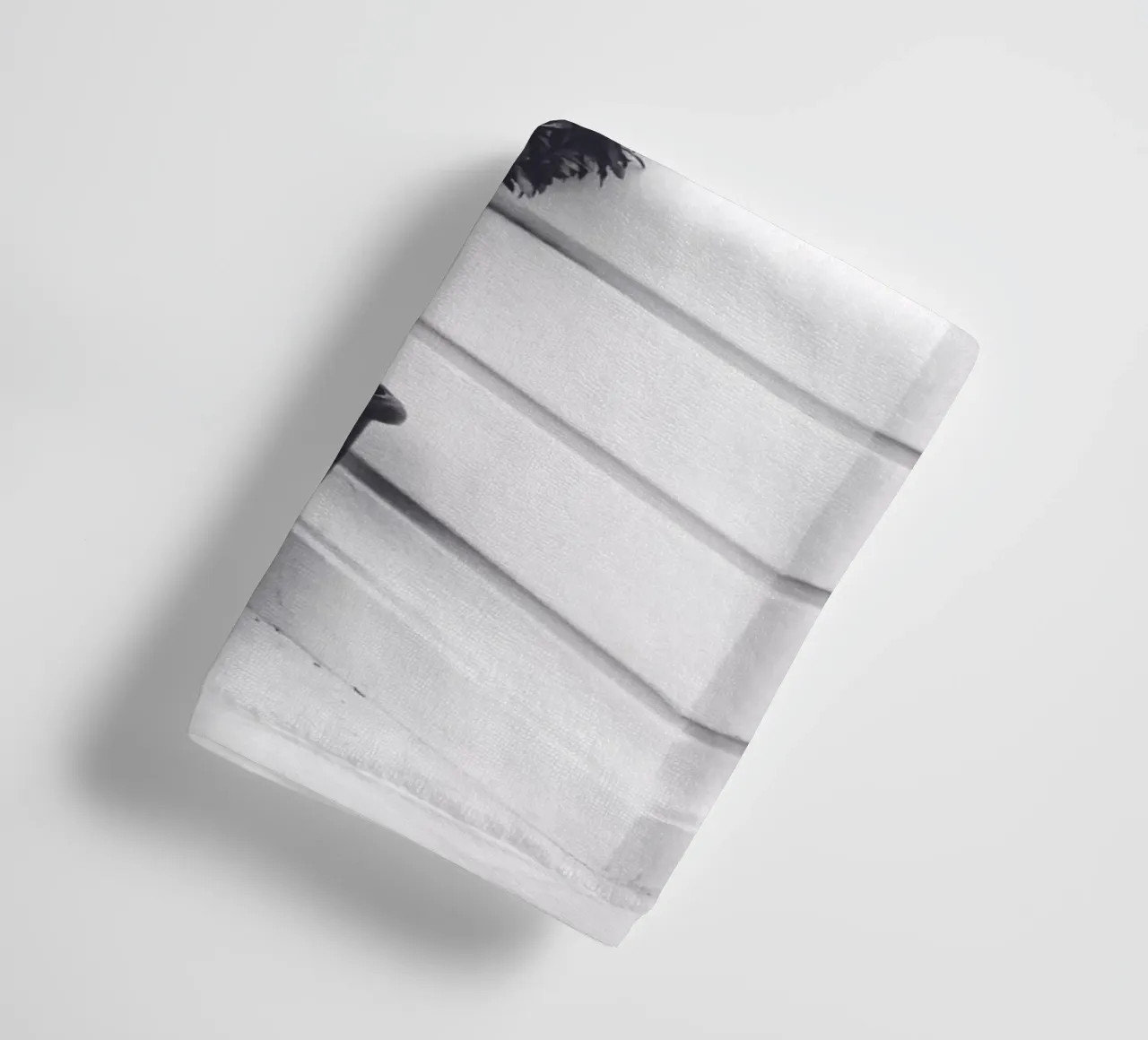 Arte dell'architettura di moda in bianco e nero - ispirato alla moda asciugamano da bagno da Whole©