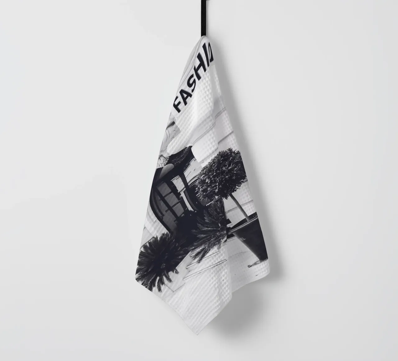 Noir et blanc Fashion Architecture Art - Mode inspirée torchon de Whole©