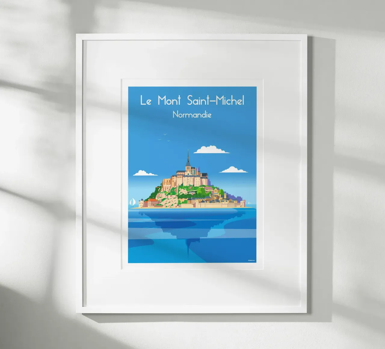 Mont saint Michel poster da Raphaël Delerue