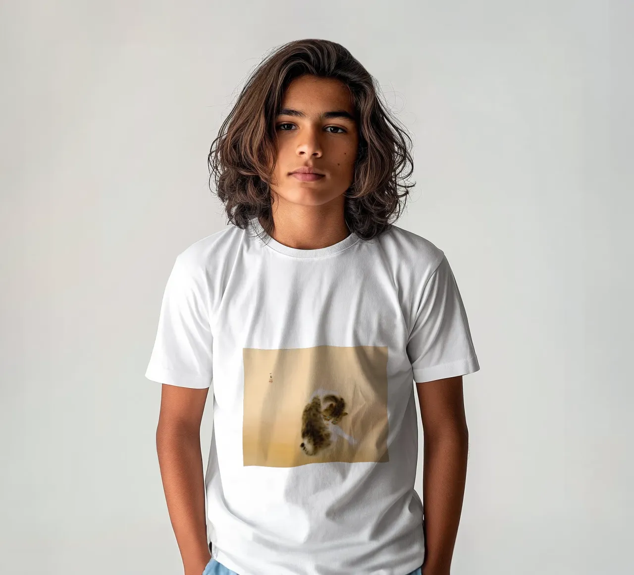 Takeuchi Seihō - Gato atigrado camiseta para niños de ARTOTHEK