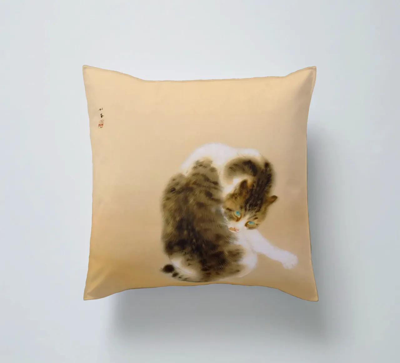 Takeuchi Seihō - Gatto soriano cuscino da ARTOTHEK