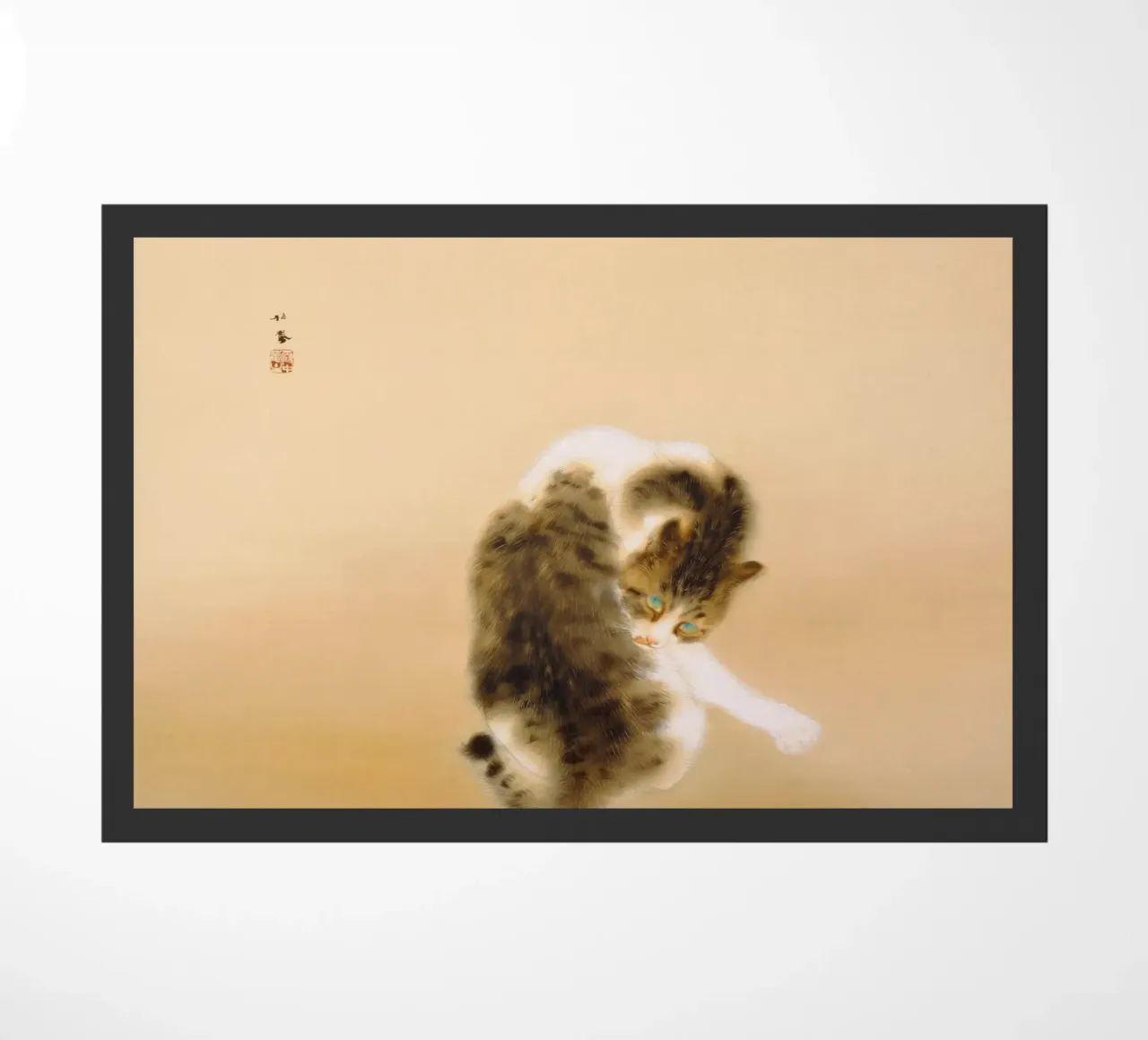 Takeuchi Seihō - Gatto soriano zerbino da ARTOTHEK