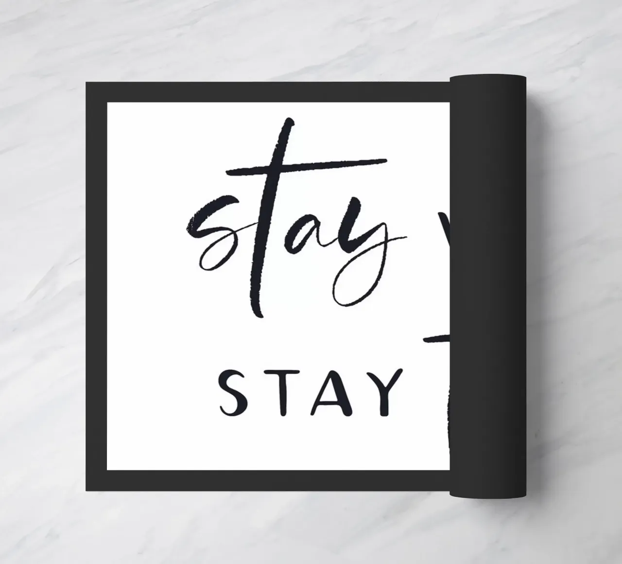 Stay Wild, Stay True - Design tipografico d'ispirazione zerbino da Whole©