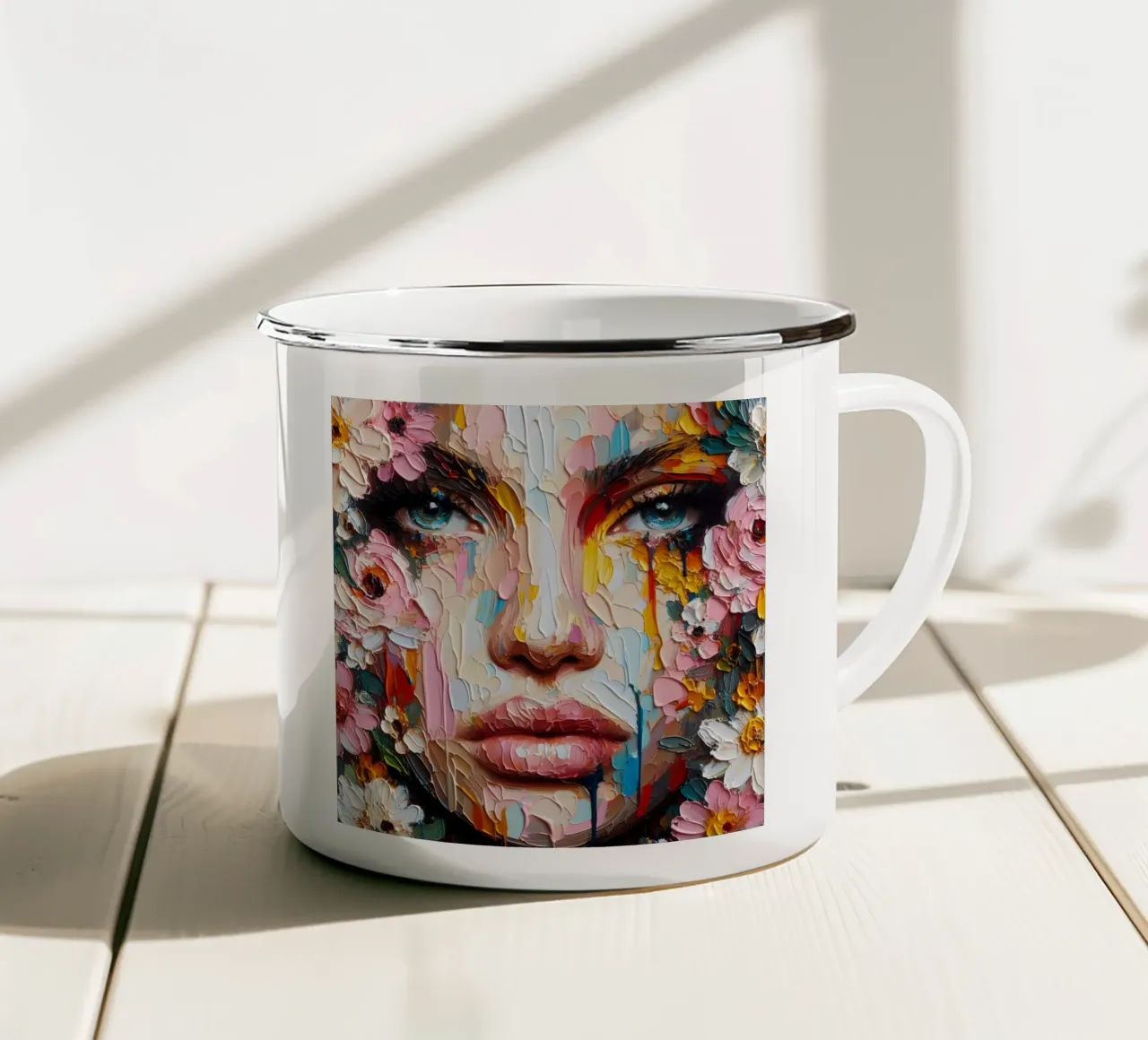 RITRATTO DI PRATO SELVAGGIO tazza in smalto da ARTOMATIC