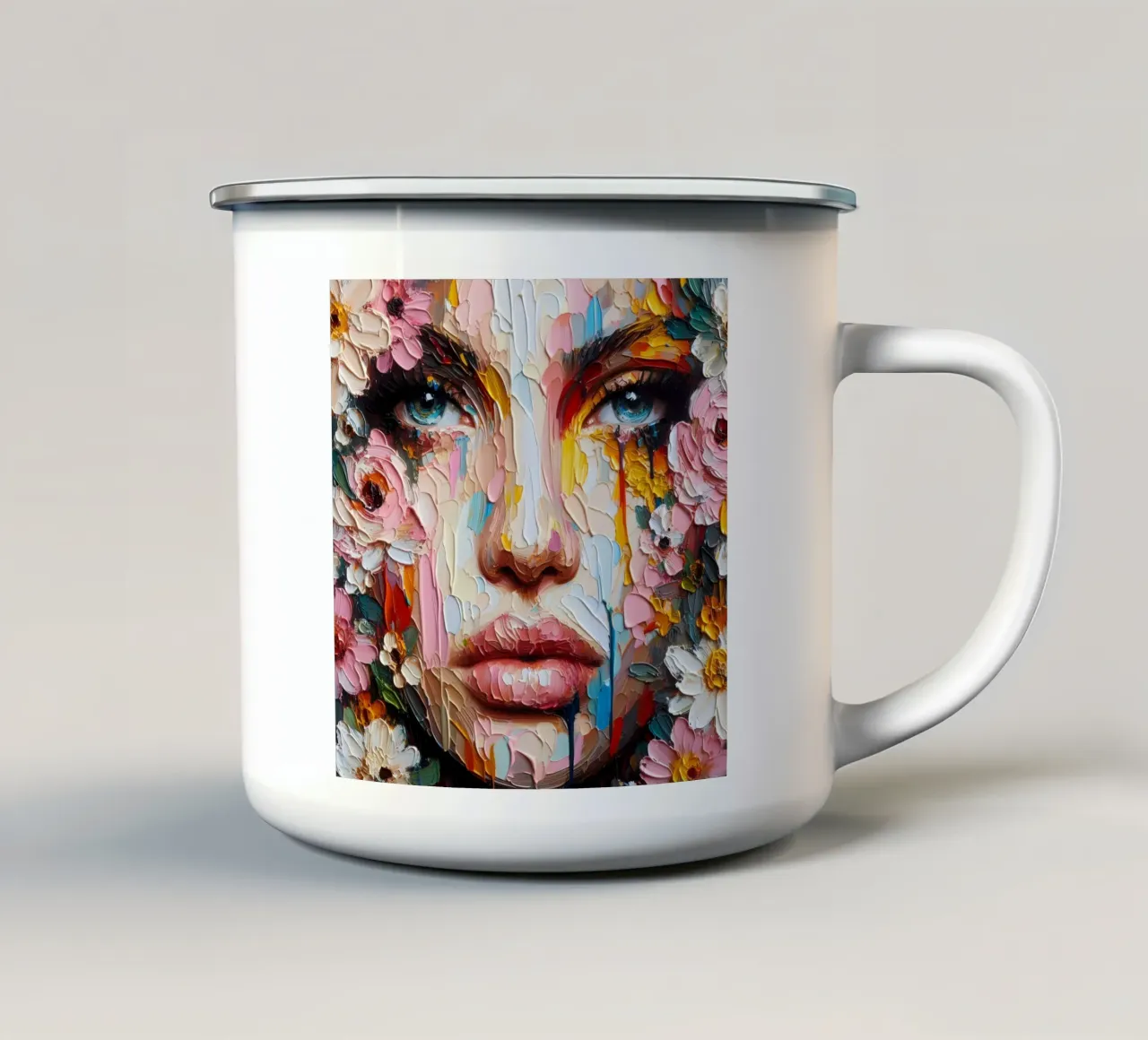 RITRATTO DI PRATO SELVAGGIO tazza in smalto da ARTOMATIC