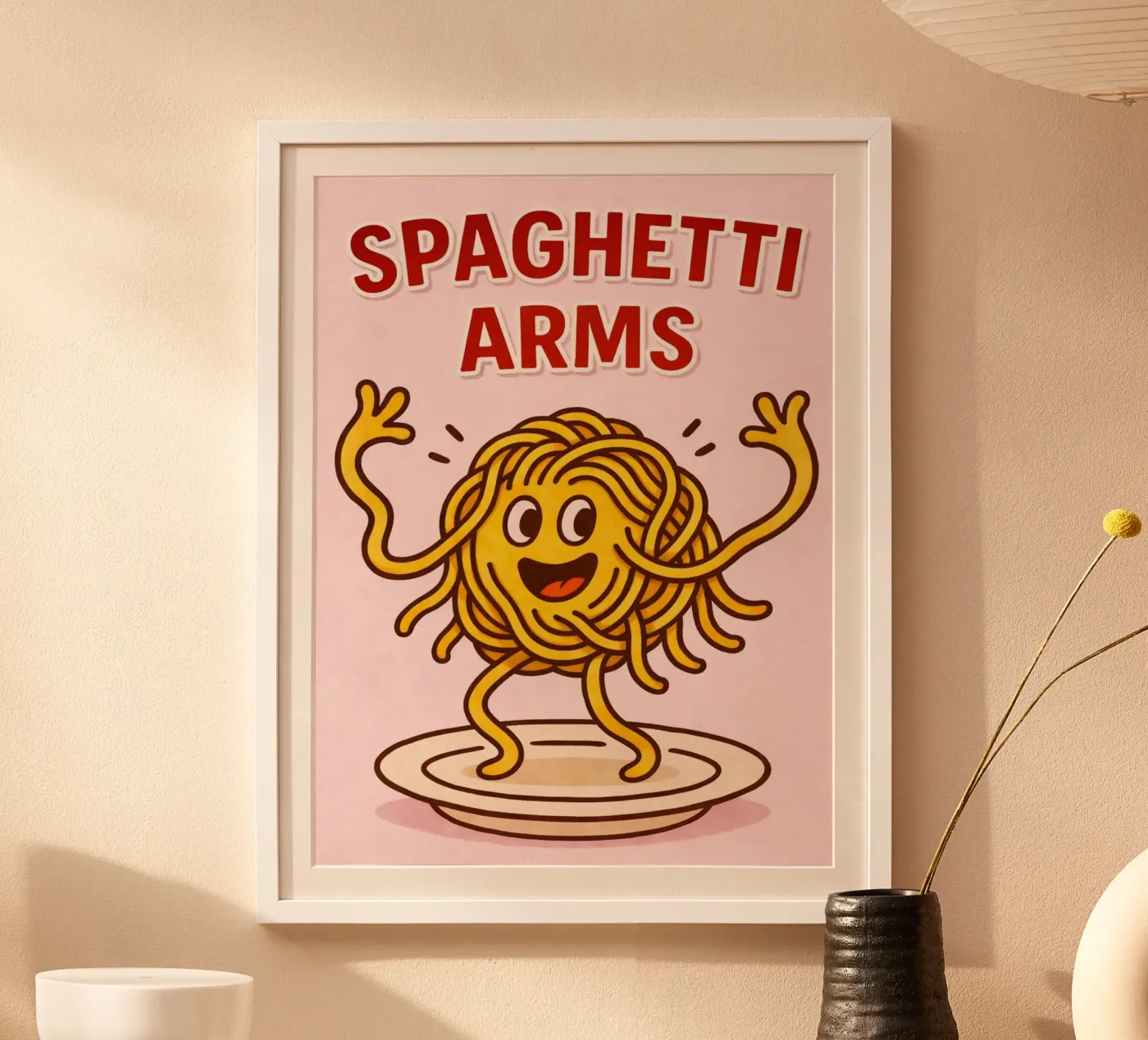 spaghetti arms poster da kukupuu