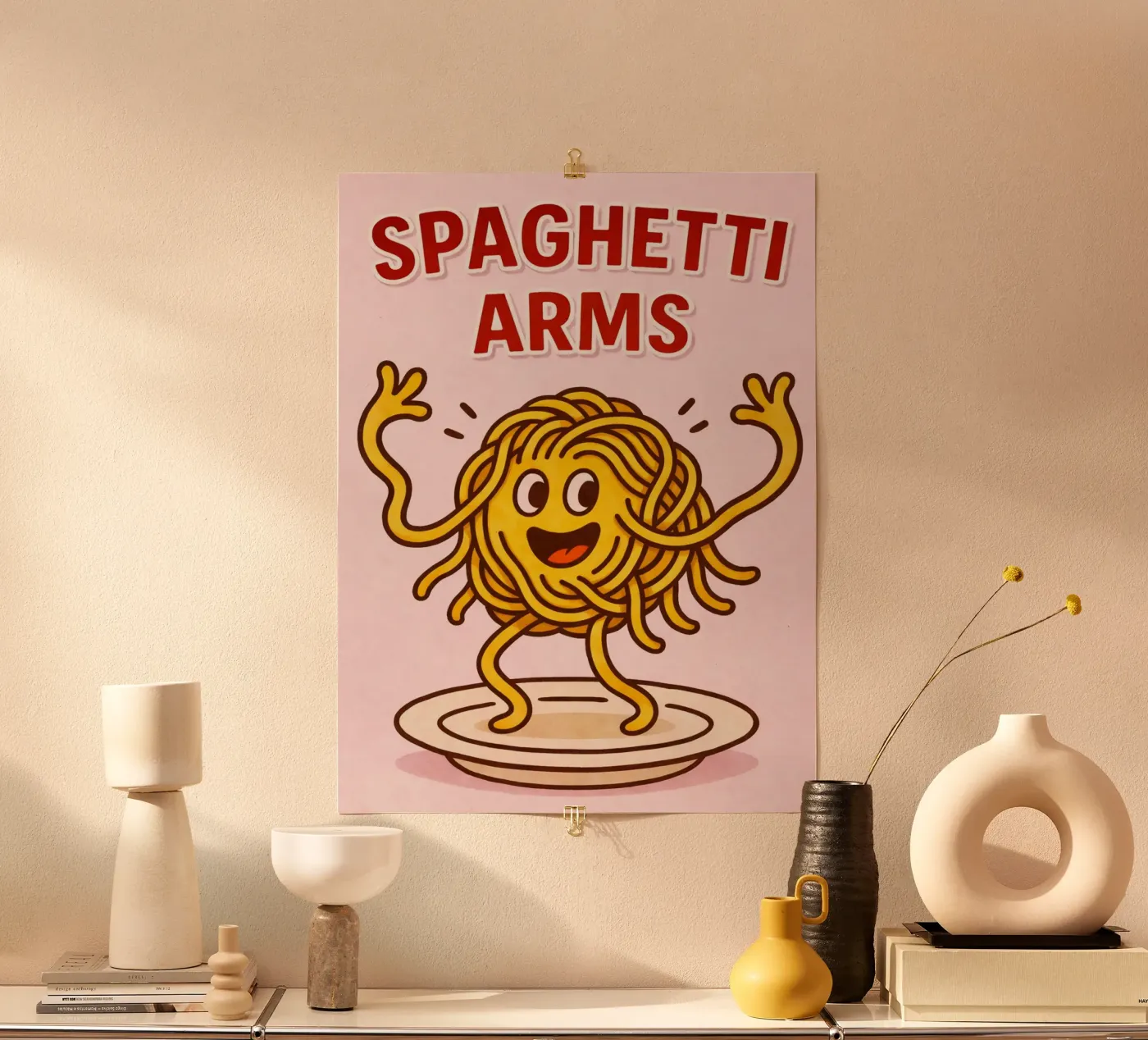 spaghetti arms poster da kukupuu