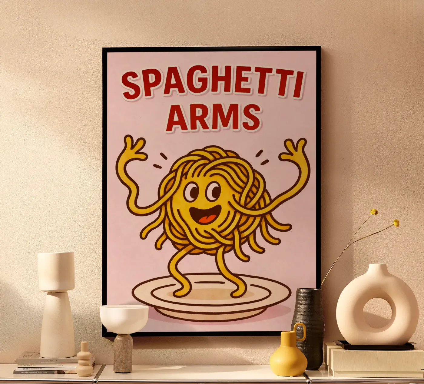 spaghetti arms poster da kukupuu
