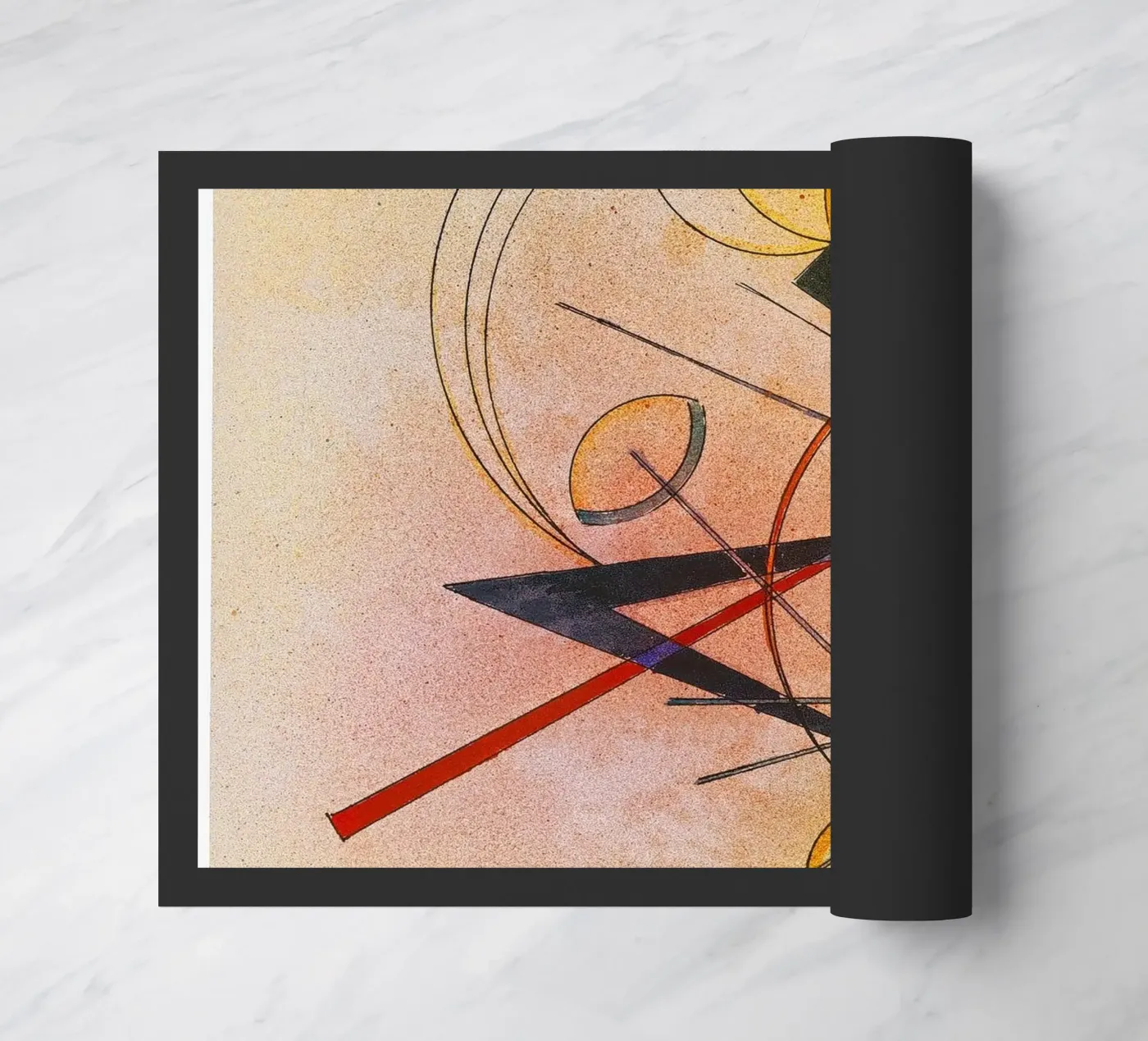 Kandinsky - Klein Warm deurmat van ARTOTHEK