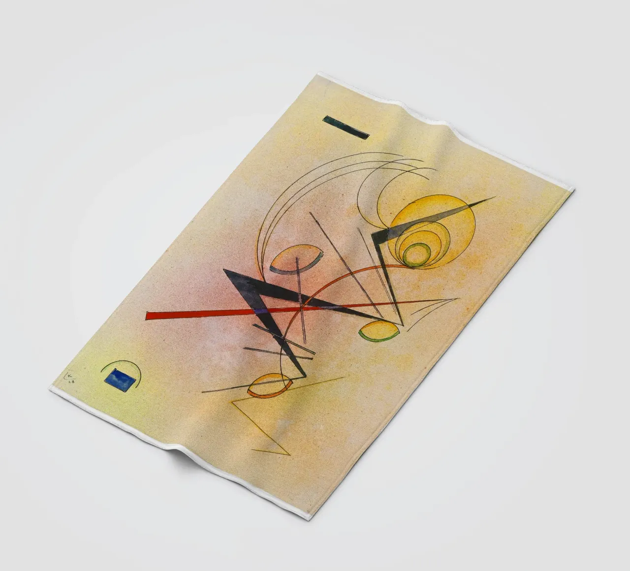 Kandinsky - Piccolo caldo coperta in pile da ARTOTHEK