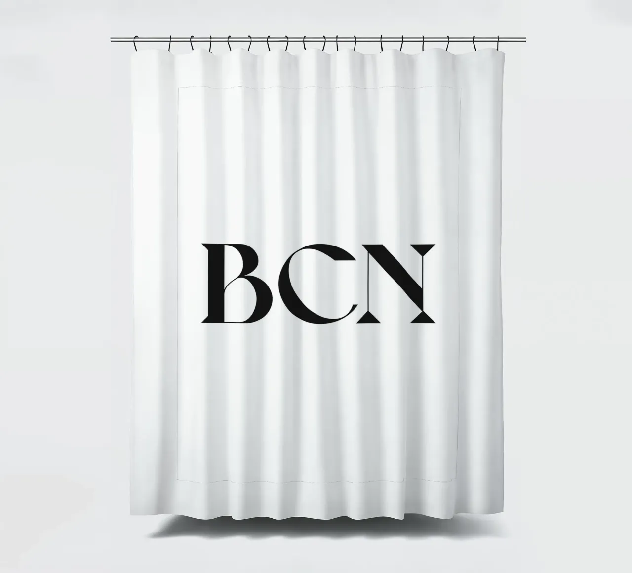 BCN shower curtain by n.4