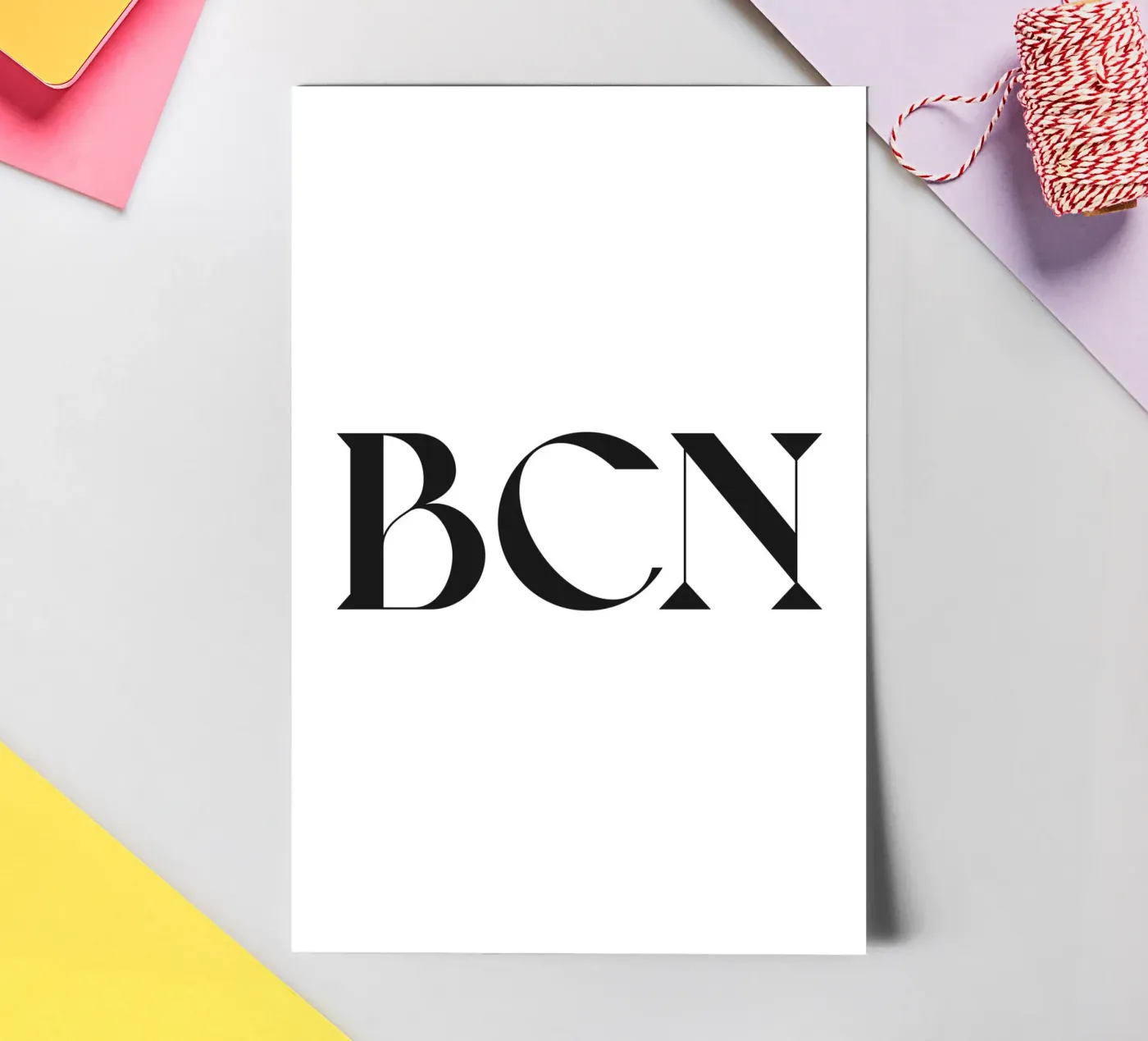 BCN stickervel van n.4