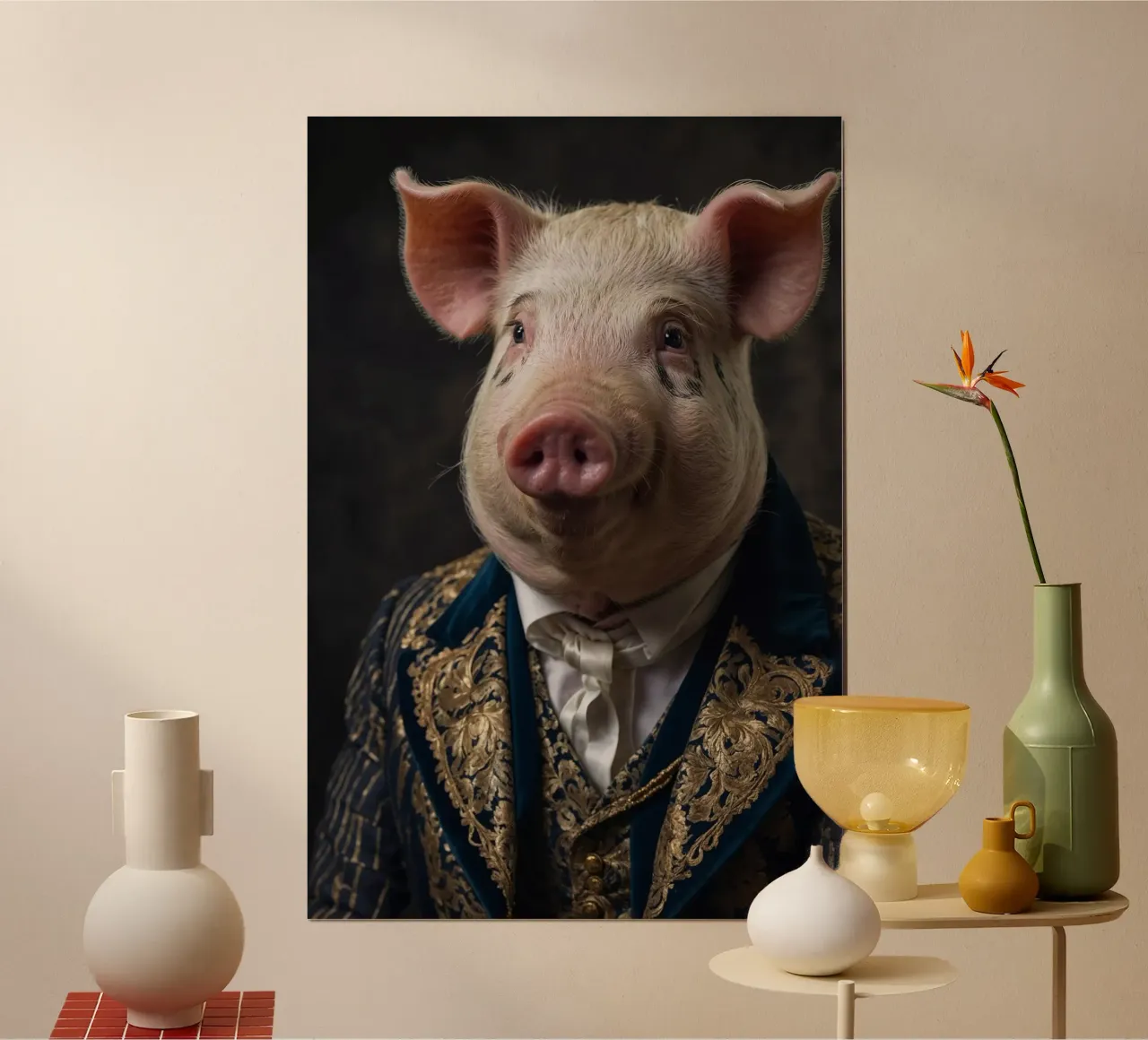 Lord Wallow – The Gentle Noble of the Farm hahnemühle by Beasts of Nobility