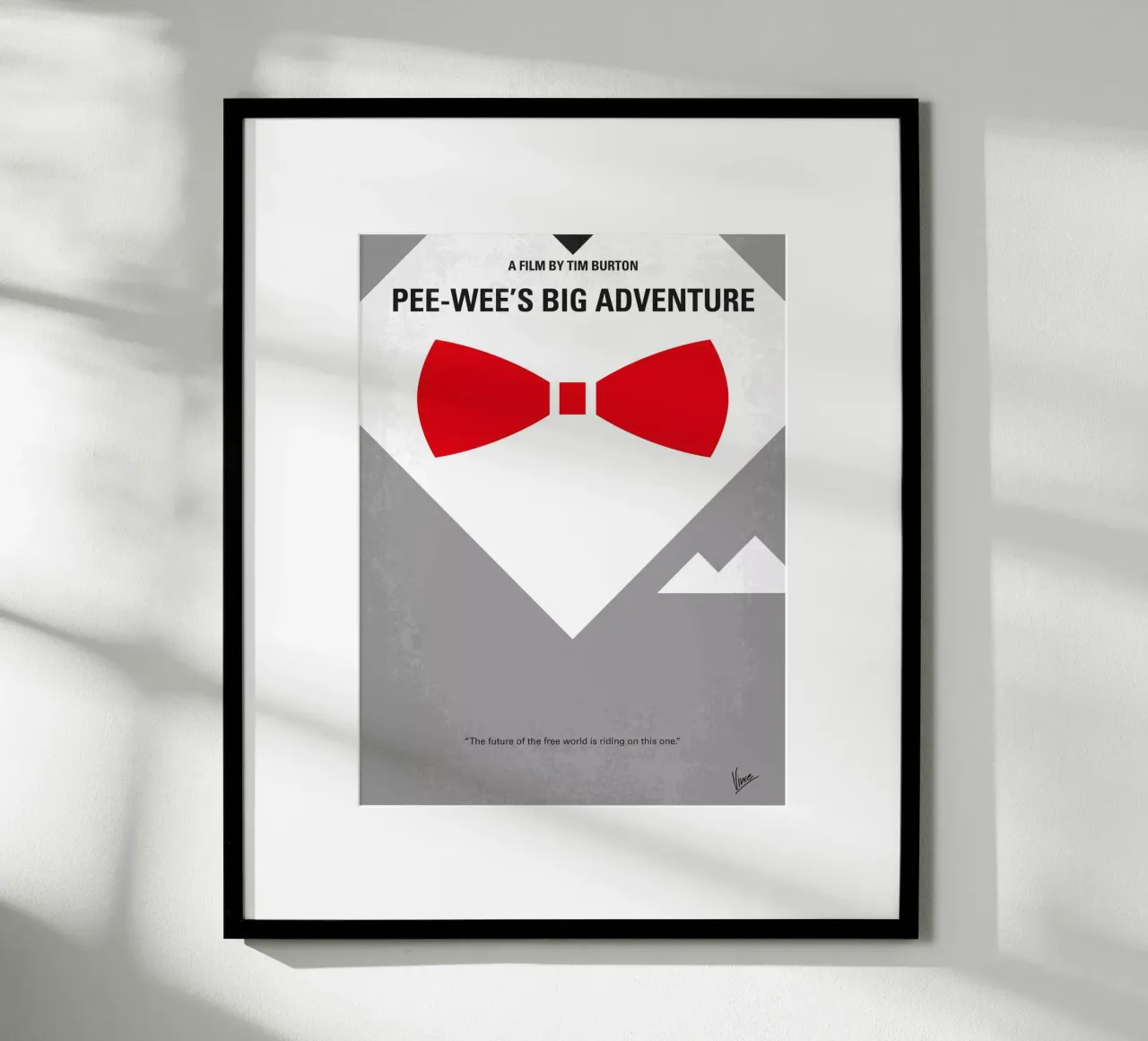 No511 My Pee Wees Big Adventure minimal movie poster poster da Chungkong