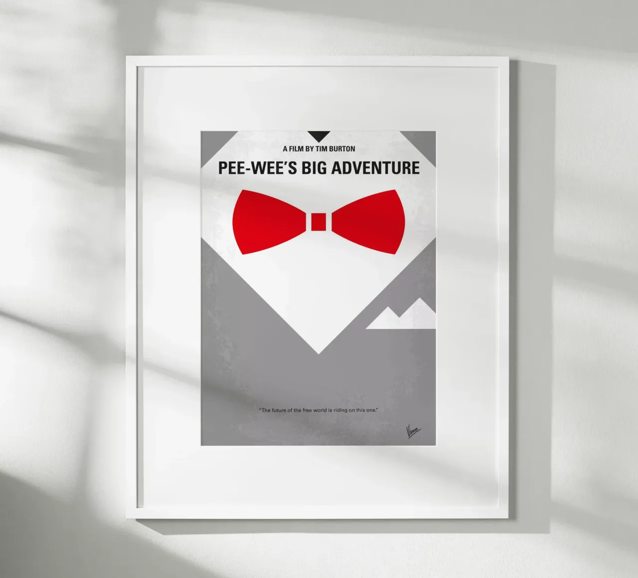 No511 My Pee Wees Big Adventure minimal movie poster poster da Chungkong