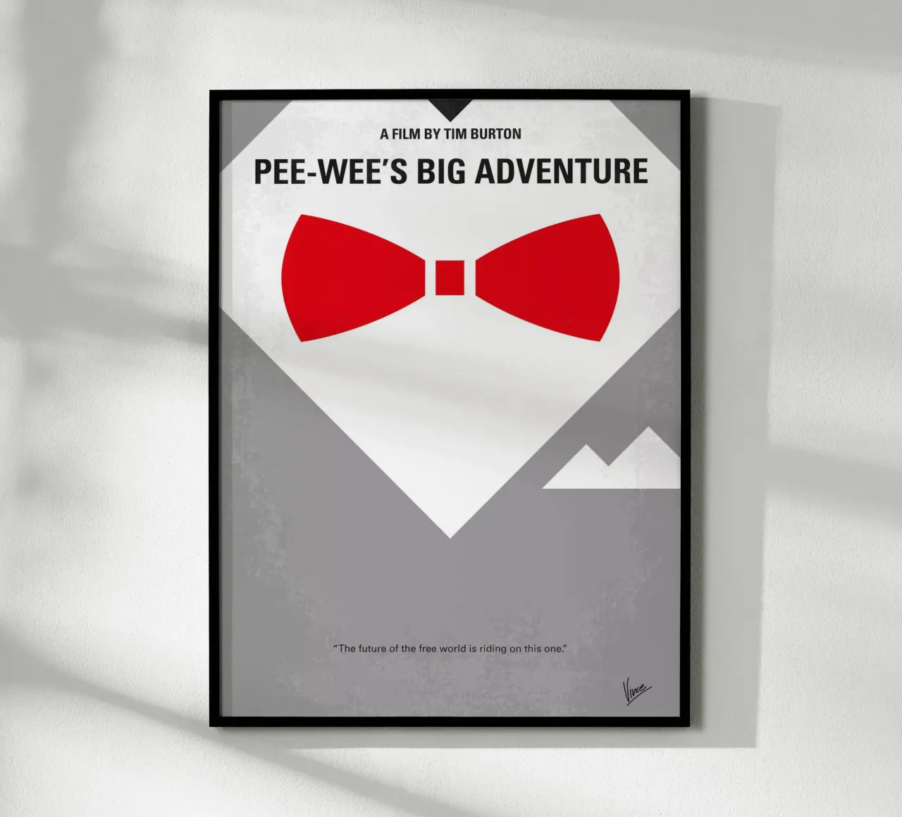 No511 My Pee Wees Big Adventure minimal movie poster poster da Chungkong