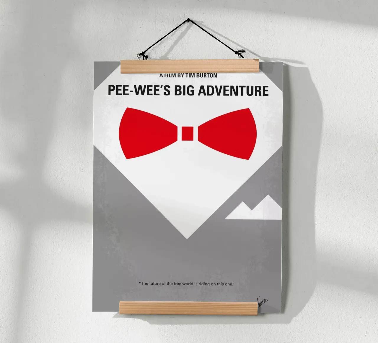 No511 My Pee Wees Big Adventure minimal movie poster poster da Chungkong