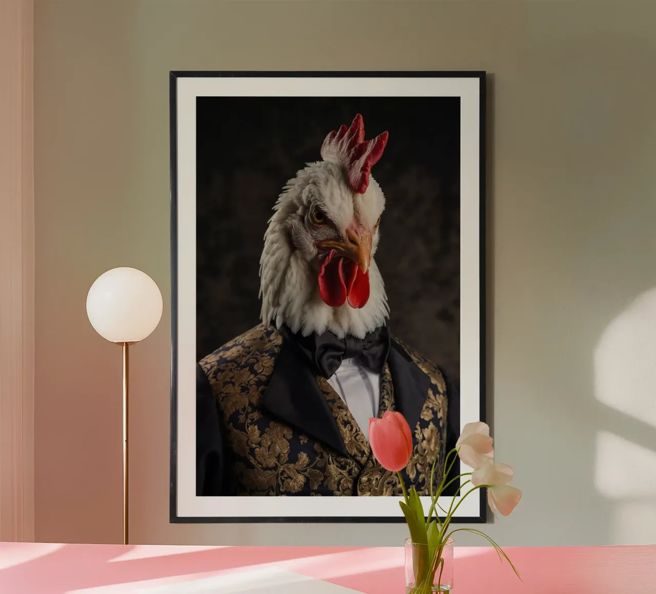 Sir Cluckington - Der Dapper-Hahn Hahnemühle von Beasts of Nobility