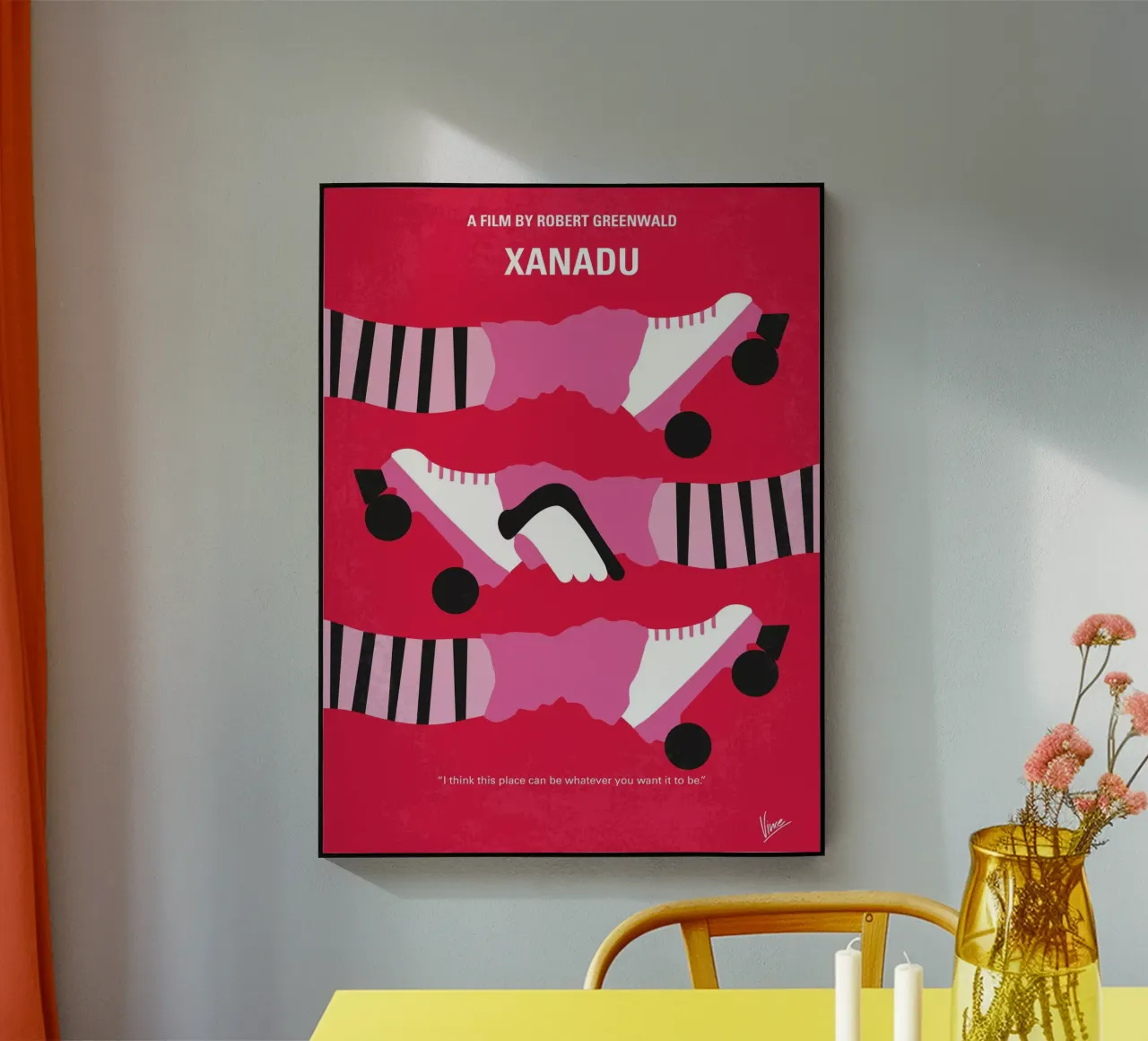 No516 My Xanadu minimal movie poster plexiglass da Chungkong